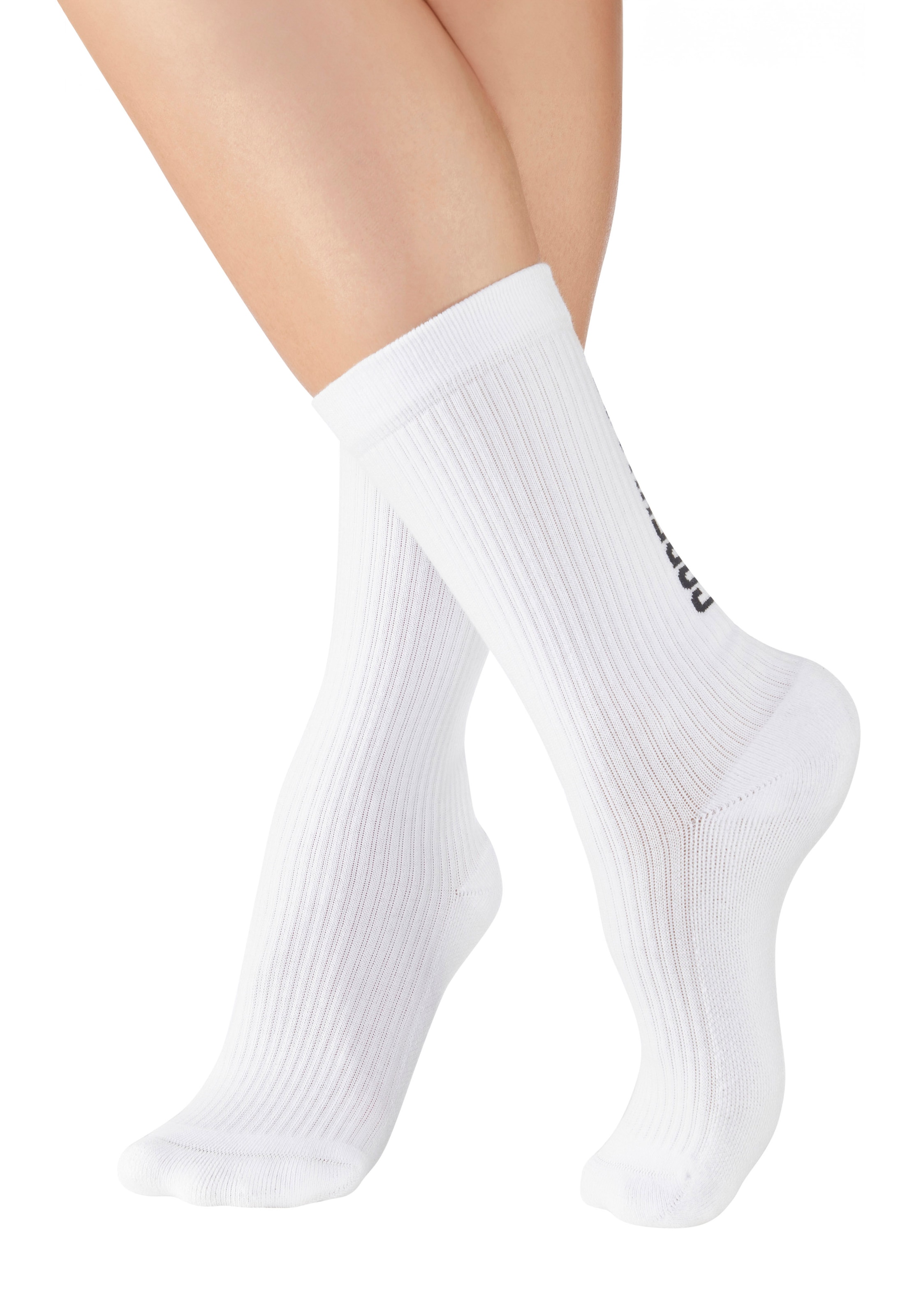 Copenhagen Studios Tennissocken, (Packung, 3 Paar), mit großem Schriftzug