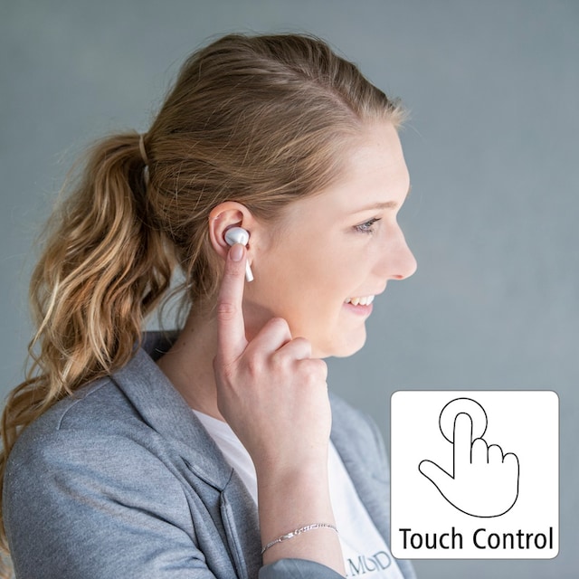 Hama In-Ear-Kopfhörer »Bluetooth® Kopfhörer True Wireless, In Ear USB-C  Anschluss, Ladebox«, A2DP Bluetooth-AVRCP Bluetooth-HFP-HSP,  Sprachsteuerung, Berührungssteuerung, Sprachassistenten Siri und Google  Assistant ➥ 3 Jahre XXL Garantie | UNIVERSAL