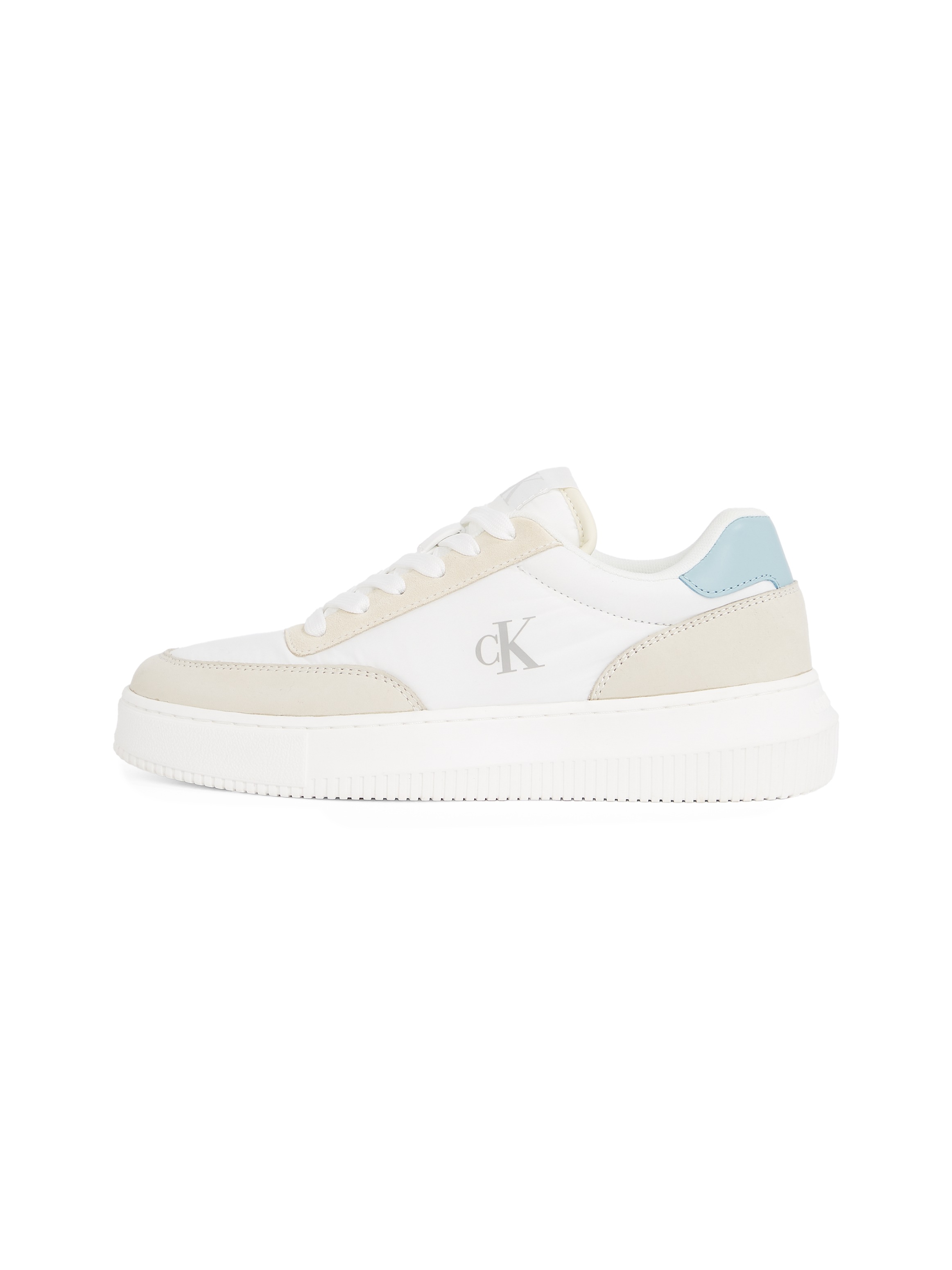 Calvin Klein Jeans Sneaker »CHUNKY CUPSOLE LOW MIX IN«, Freizeitschuh, Halbschuh, Schnürschuh mit CK Logo