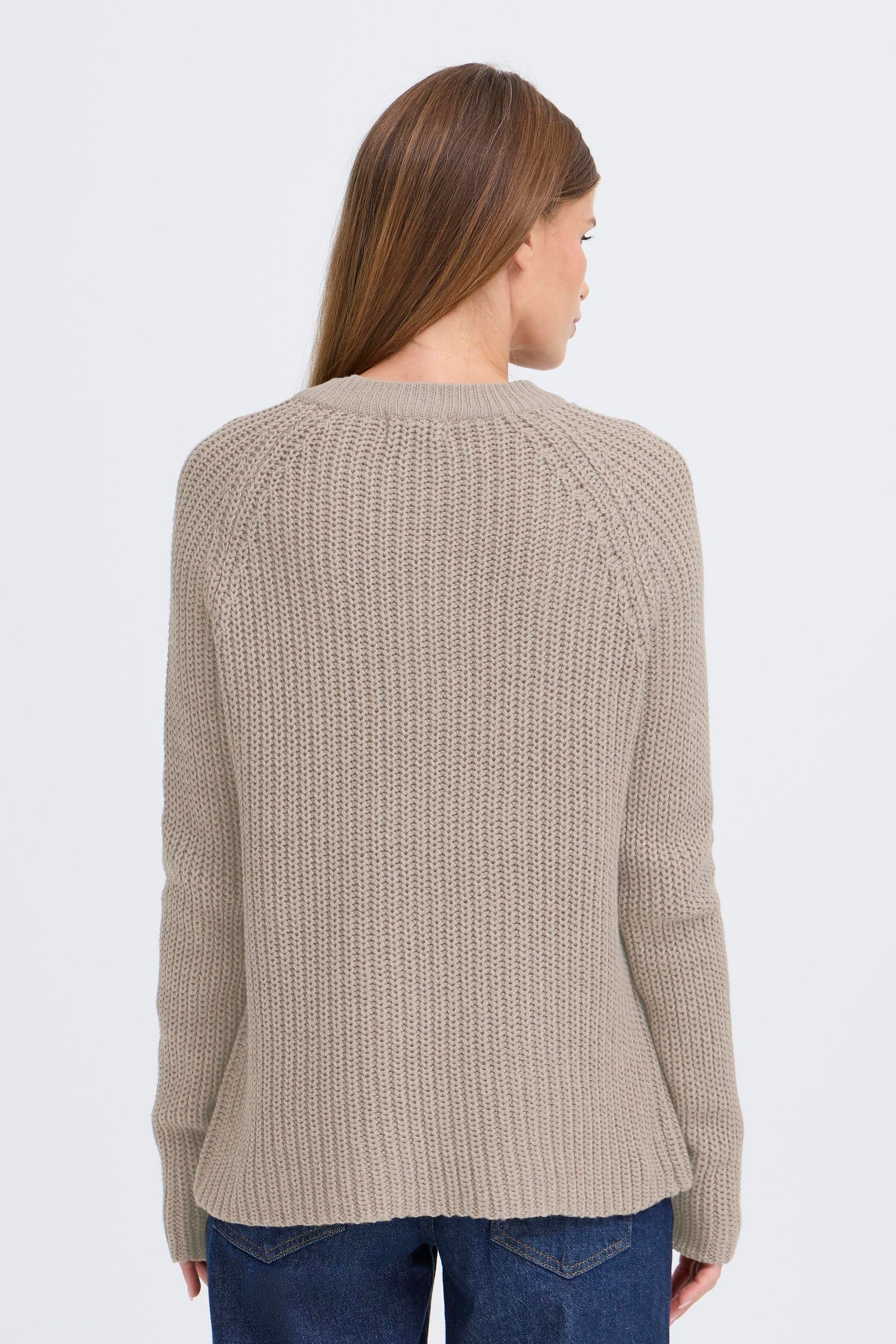 OXMO Strickfleece-Pullover »Strickpullover OXFKANNA«