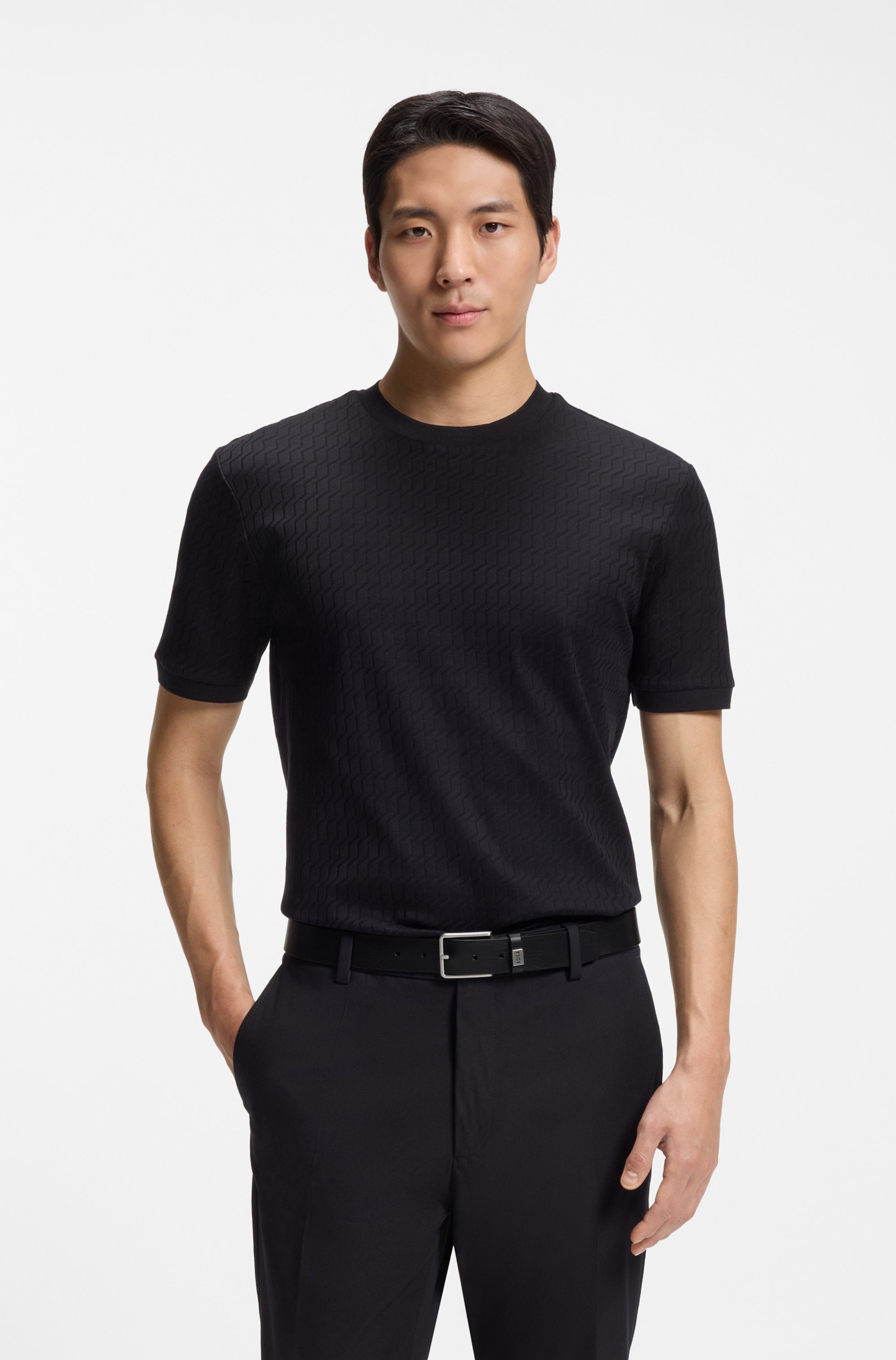 BOSS Ledergürtel »Elio Sz35« mit Markenlabel von BOSS
