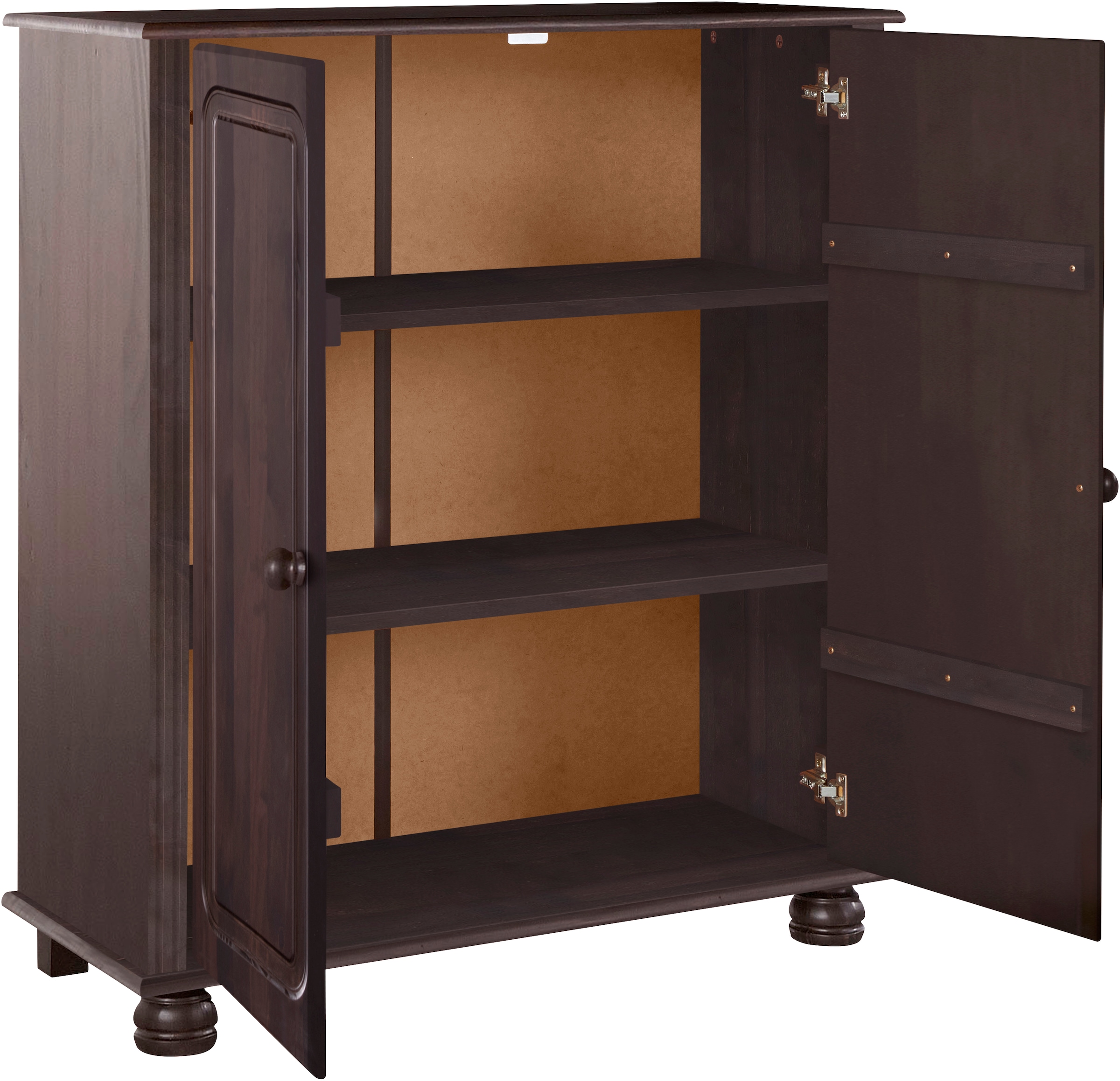 Home affaire Highboard »Mette«, Kommode mit 2 Einlegeböden, Breite 85cm, Tiefe 34 cm, Höhe 95 cm