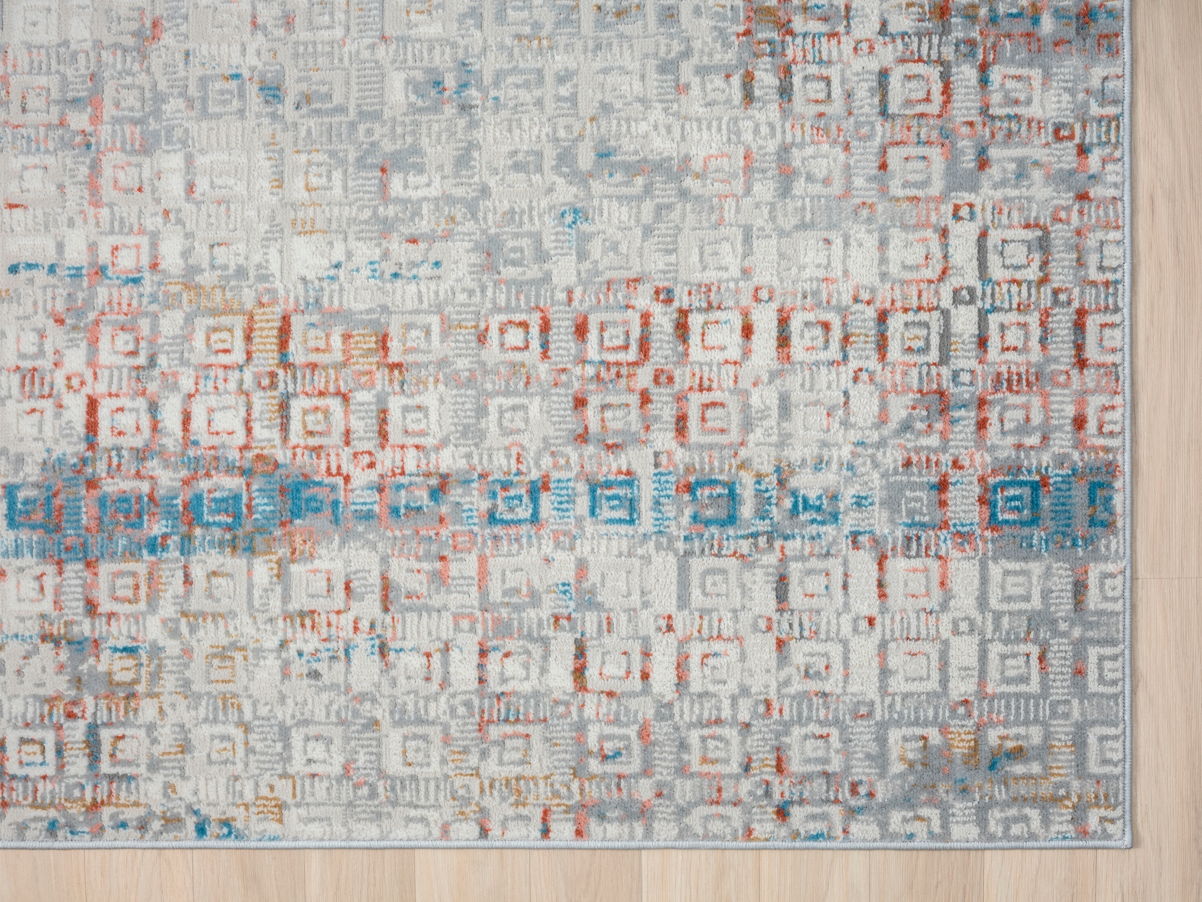 OTTO home Teppich »Myrah« rechteckig 8 mm Höhe Kurzflor, modernes Design, pflegeleicht, Wohnzimmer