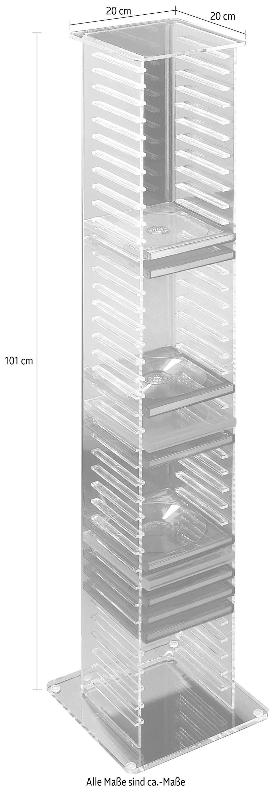 Places of Style CD-Regal »Remus«, aus Acrylglas ➥ 3 Jahre XXL Garantie |  UNIVERSAL