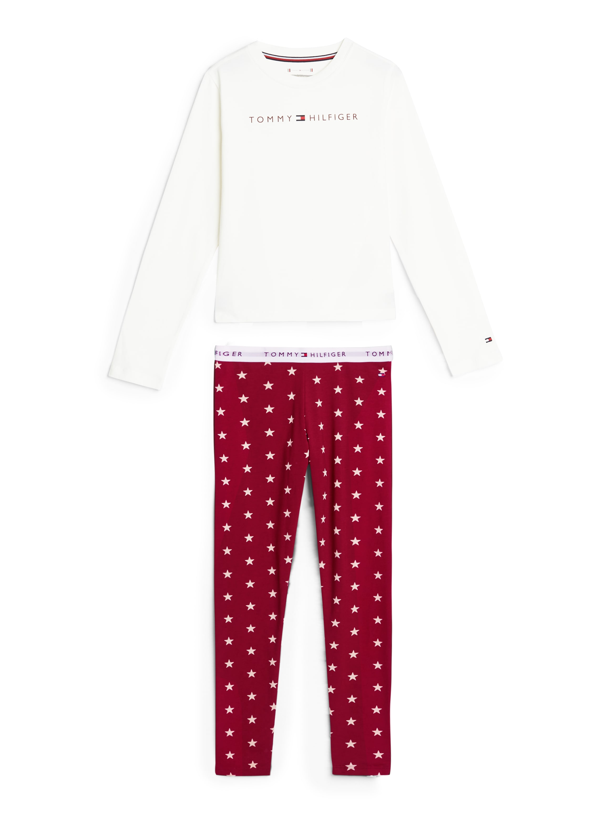 Tommy Hilfiger Underwear Pyjama »LS PJ LEGGING PRINT SET«, für Kinder bis 16 Jahre