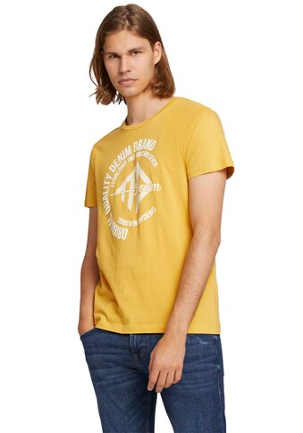 TOM TAILOR Denim T-Shirt, mit Logofrontdruck kaufen