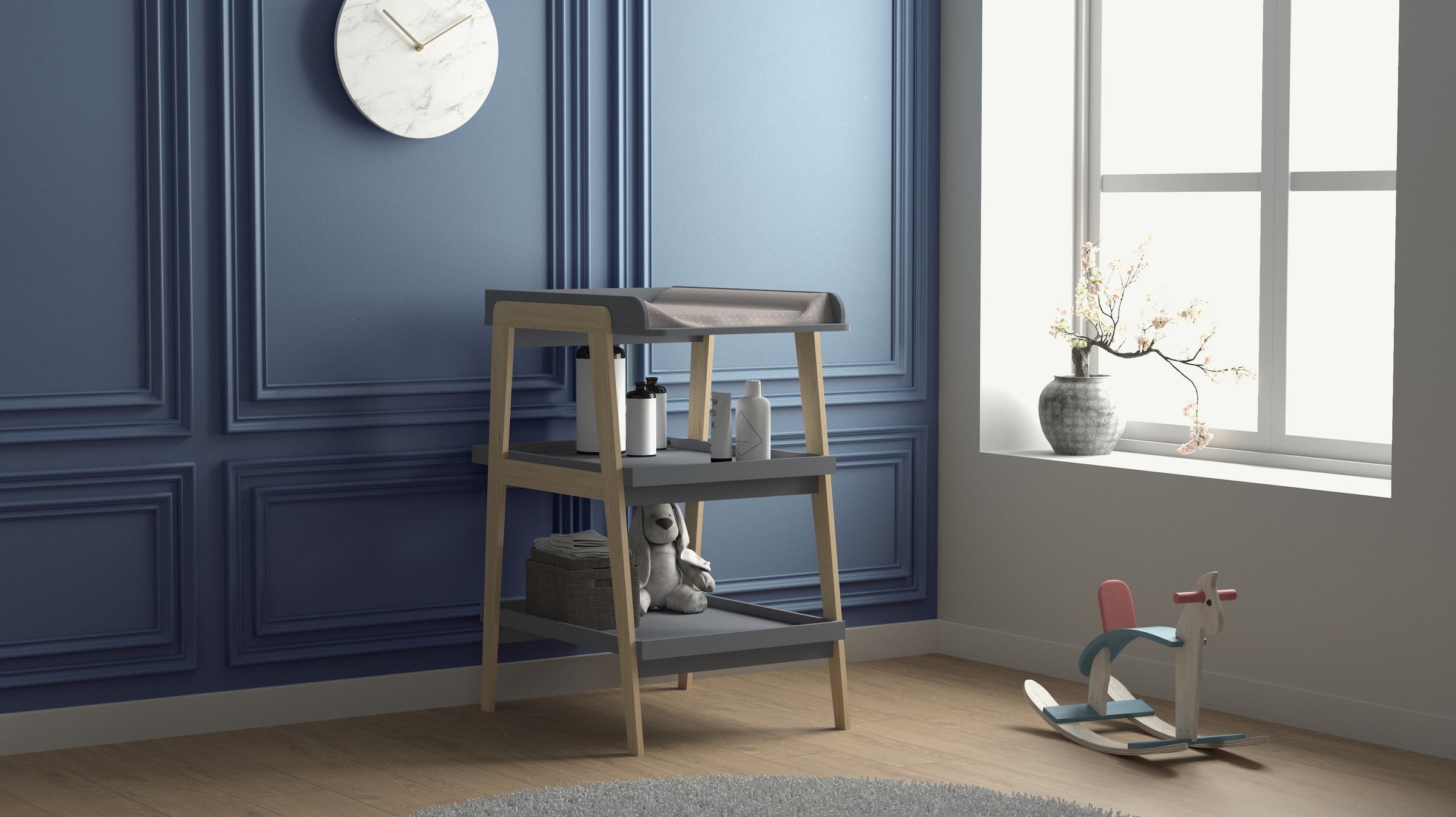 Demeyere GROUP Wickelkommode »Tsuga«, Wickelkommode PRAKTISCHE DESIGN, 58 cm