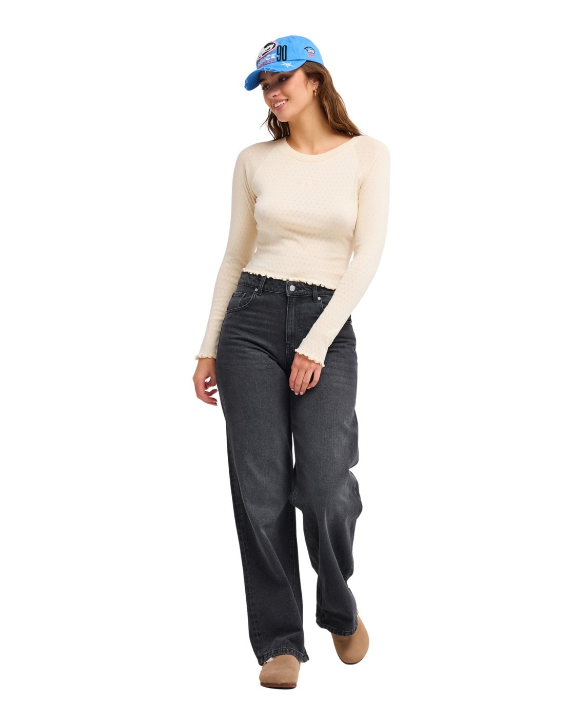 Roxy Langarmshirt »Time Off Pointelle«