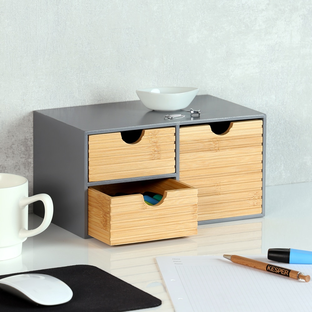 KESPER® Organizer »Küchenregal, Aufbewahrungsbox, FSC®-zertifiziert« Mini-Kommode mit 3 Schubladen