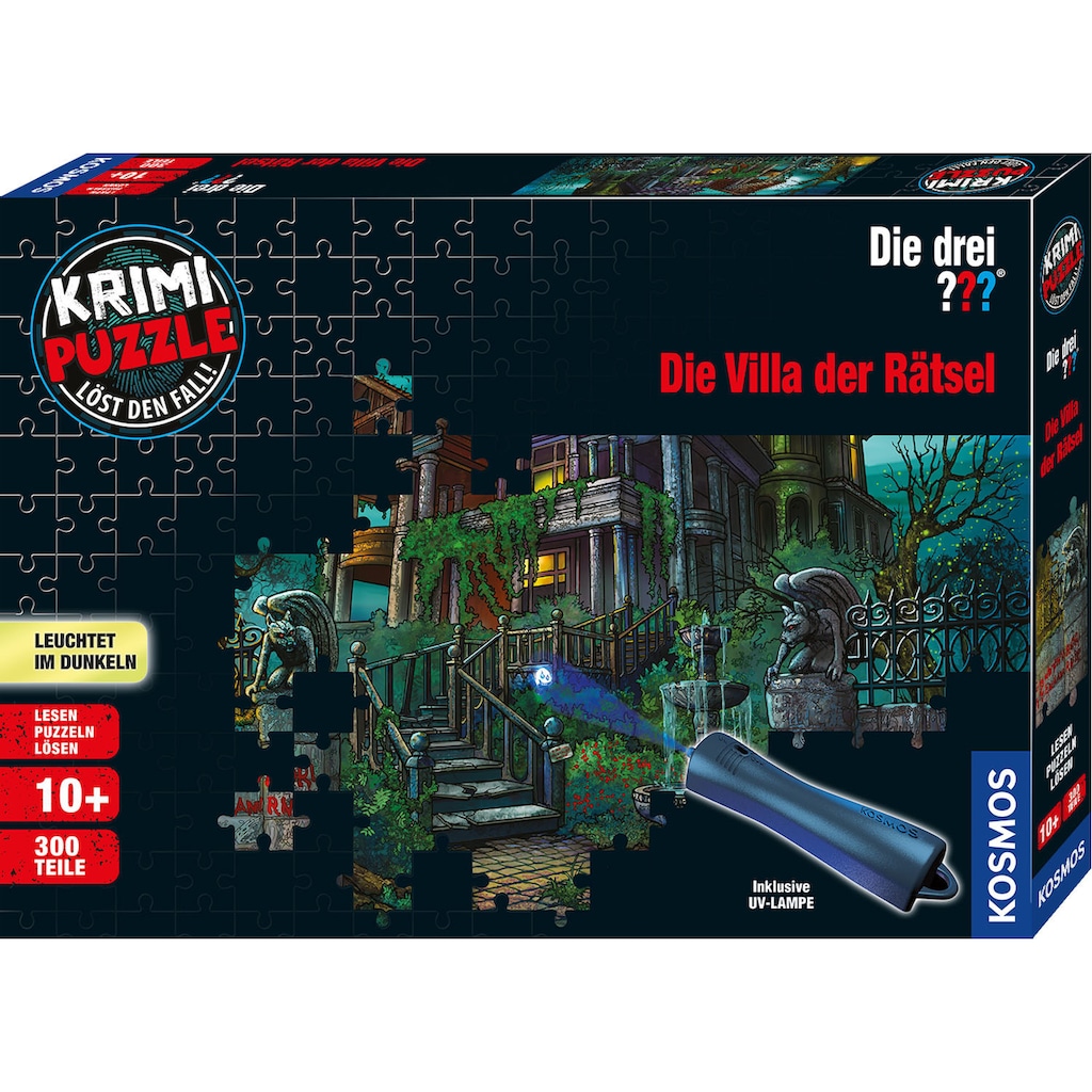 Kosmos Puzzle »Krimipuzzle Die drei ??? Die Villa der Rätsel«