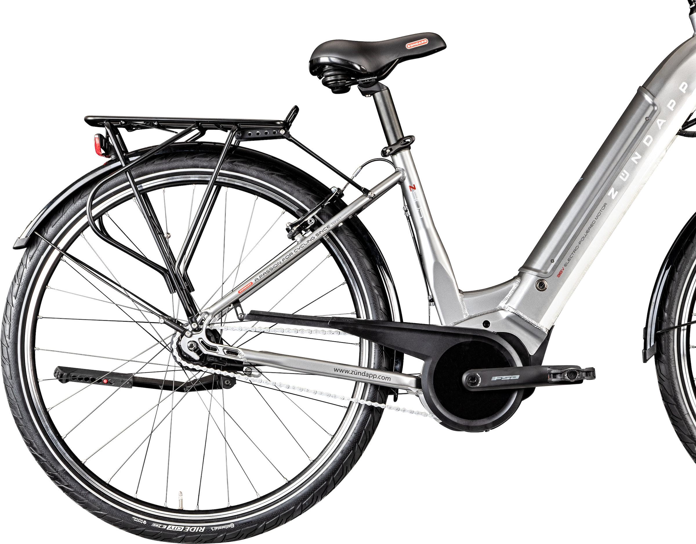 Zündapp E-Bike »Z905«, 7 Gang, Nexus, Mittelmotor 250 W, Pedelec, Elektrofahrrad für Damen u. Herren