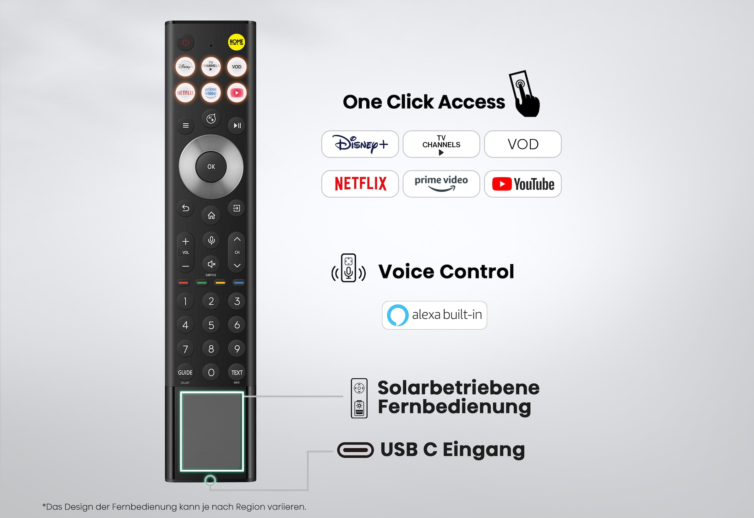 Hisense LED-Fernseher »65S7DS« 164 cm/65 ″ Smart-TV