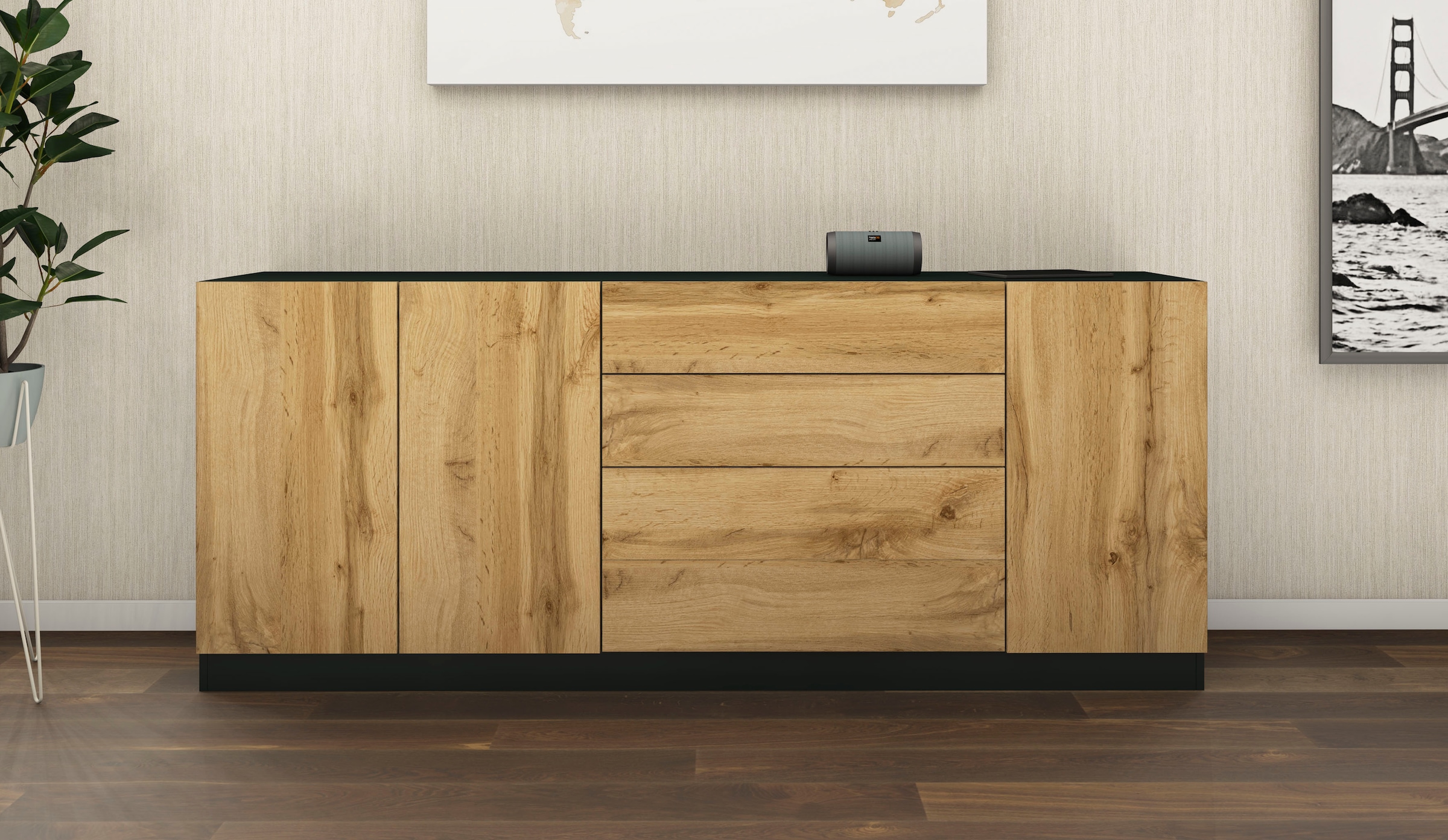 borchardt Möbel Sideboard »Vaasa«, Breite 190 cm