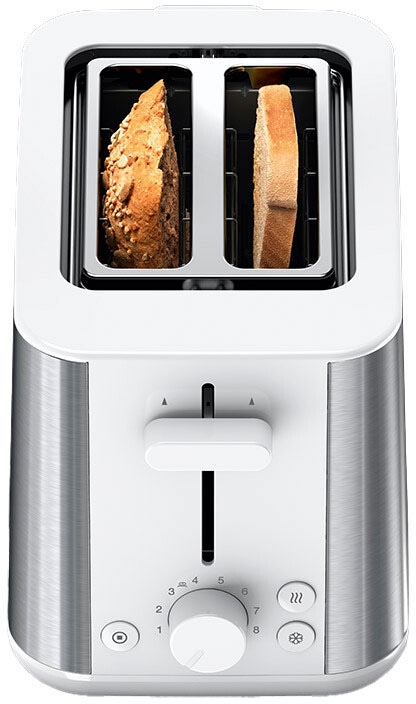 Braun Toaster »PurShine HT 1510 WH«, 2 kurze Schlitze, 900 W