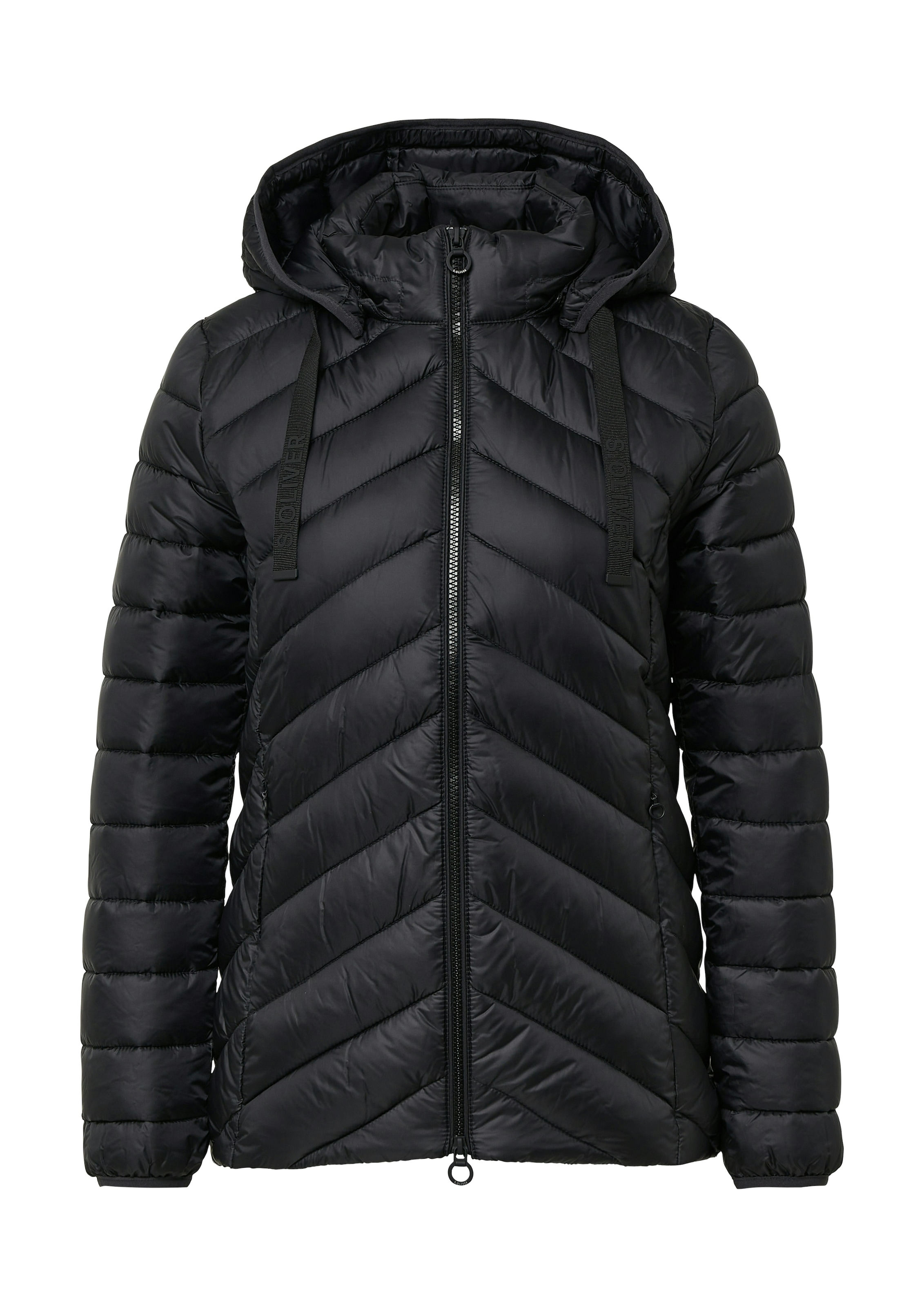 s.Oliver Outdoorjacke mit Kapuze mit abnehmbarer Kapuze