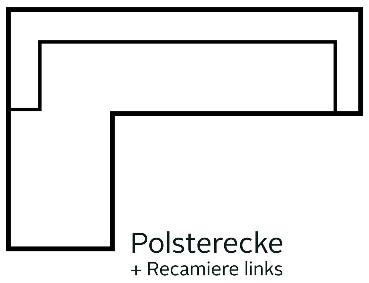 3C Candy Ecksofa »Enisa II L-Form«, bestehend aus Modulen, daher auch individuell aufstellbarbar