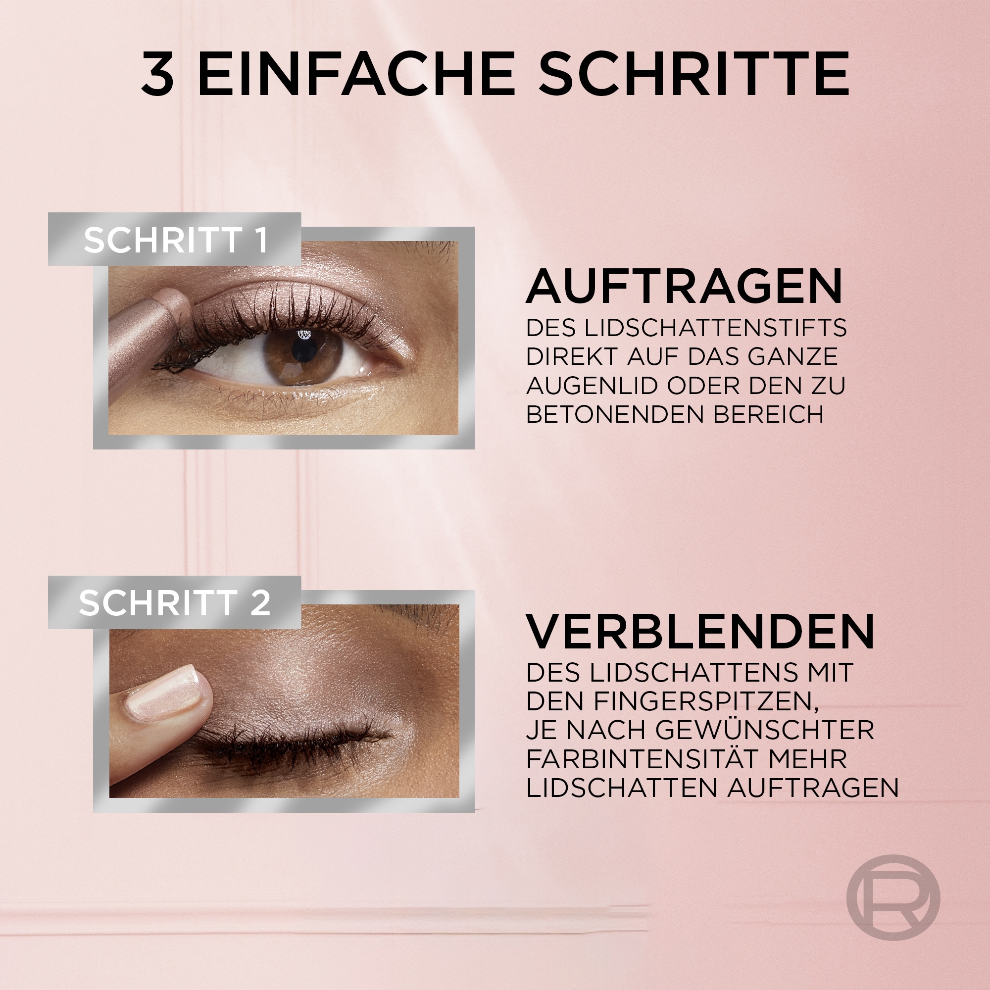 L'ORÉAL PARIS Lidschatten »L'Oréal Paris Le Shadow Stick« mit samtiger Oberflächenstruktur