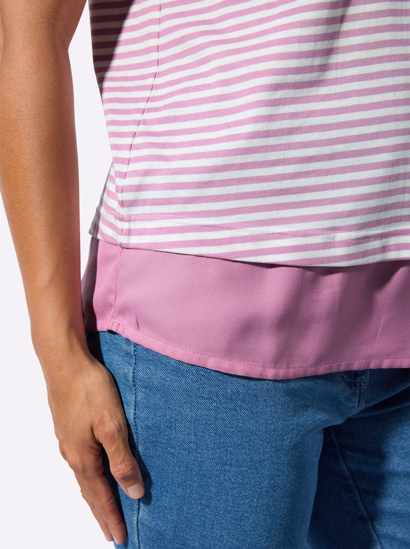 Casual Looks 2-in-1-Shirt »Ringelshirt« 1 tlg.