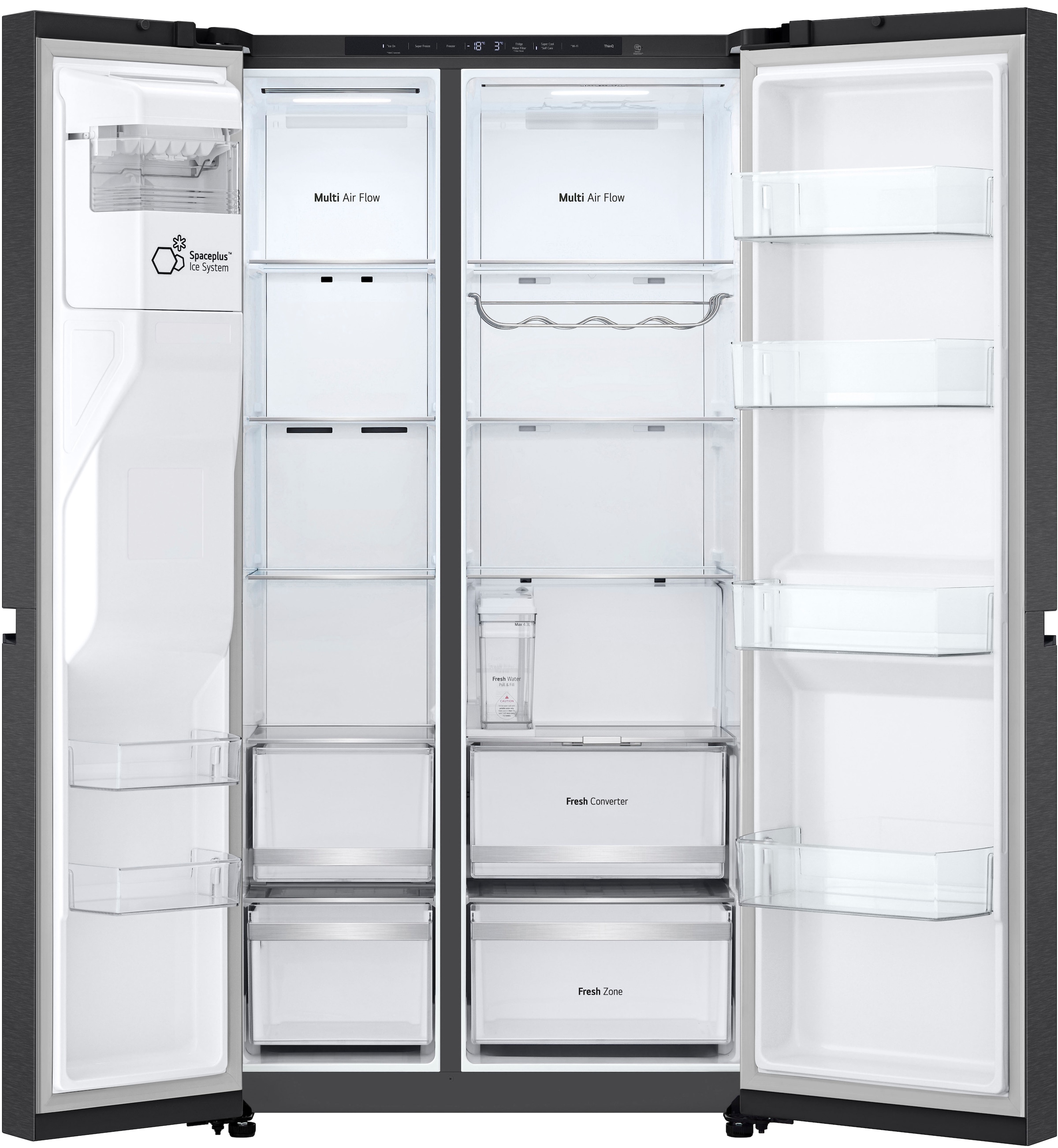 LG Side-by-Side L-Serie »GSLE81EPBD« 179 cm hoch 91,3 cm breit