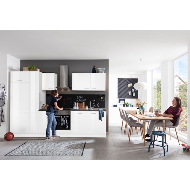 OPTIFIT Küchenzeile »Iver«, 300 cm breit, inklusive Elektrogeräte der Marke  HANSEATIC auf Rechnung kaufen