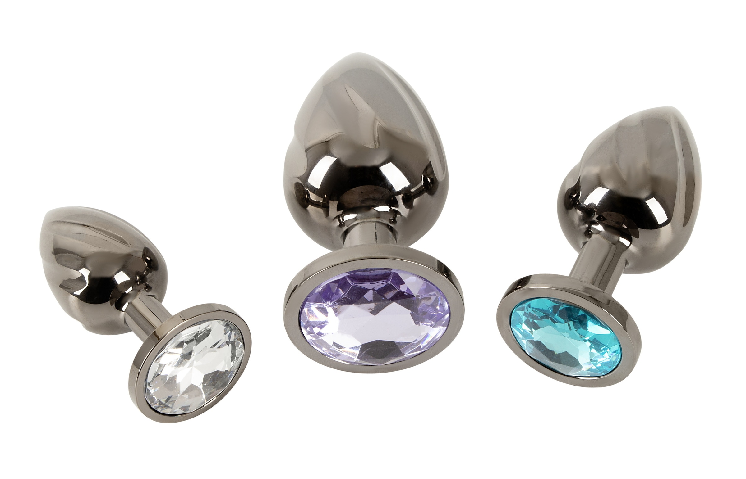 ANOS Anal-Stimulator »Analplug-Set Metal Butt Plug Set« ()