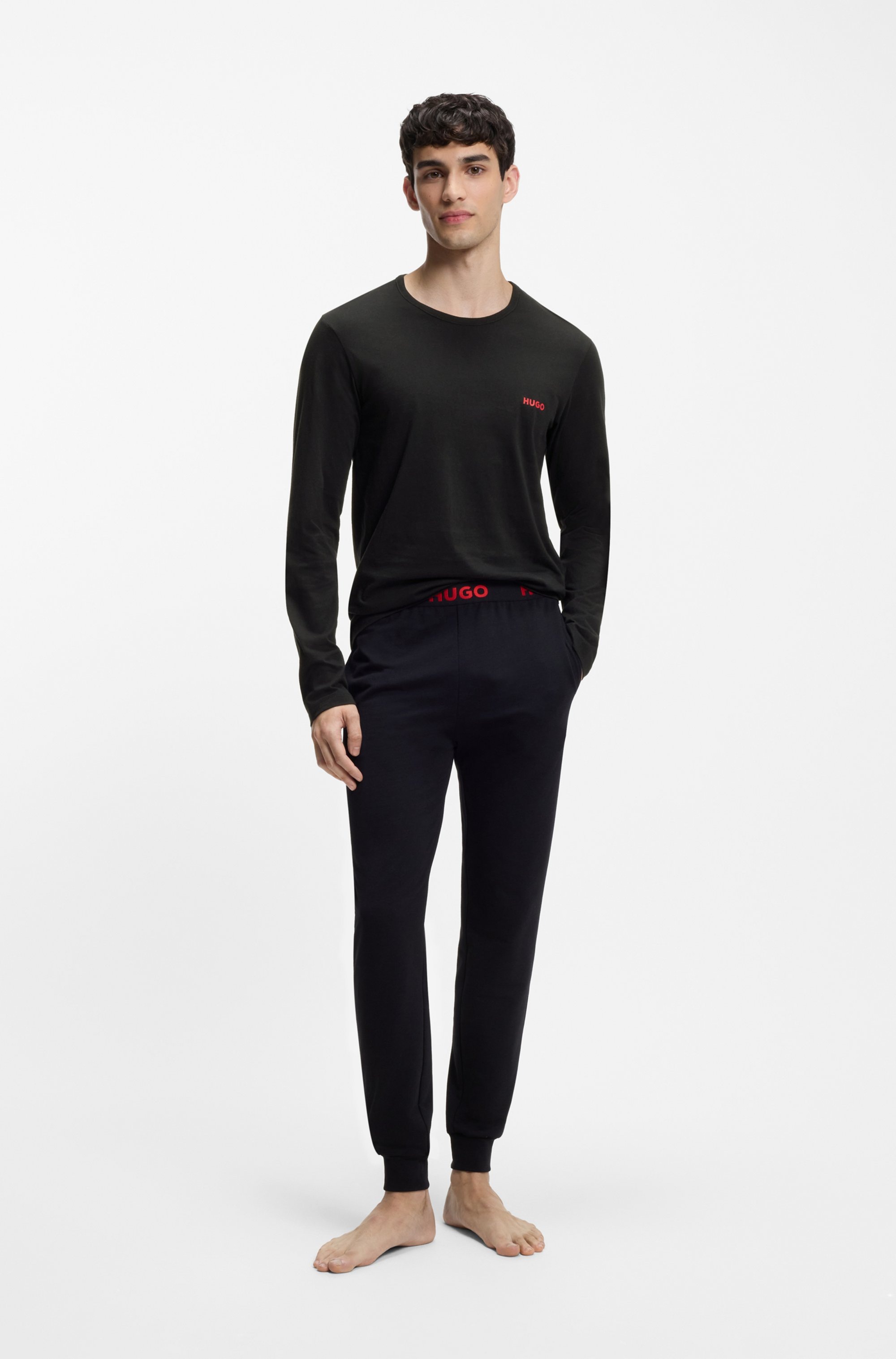 HUGO Underwear Langarmshirt »LS-SHIRT RN TRIPLET« Set, 3er Pack, 