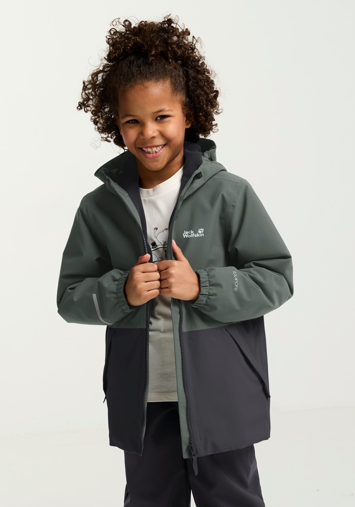 Jack Wolfskin Winterjacke »SNOW DAYS JKT KIDS« mit Kapuze