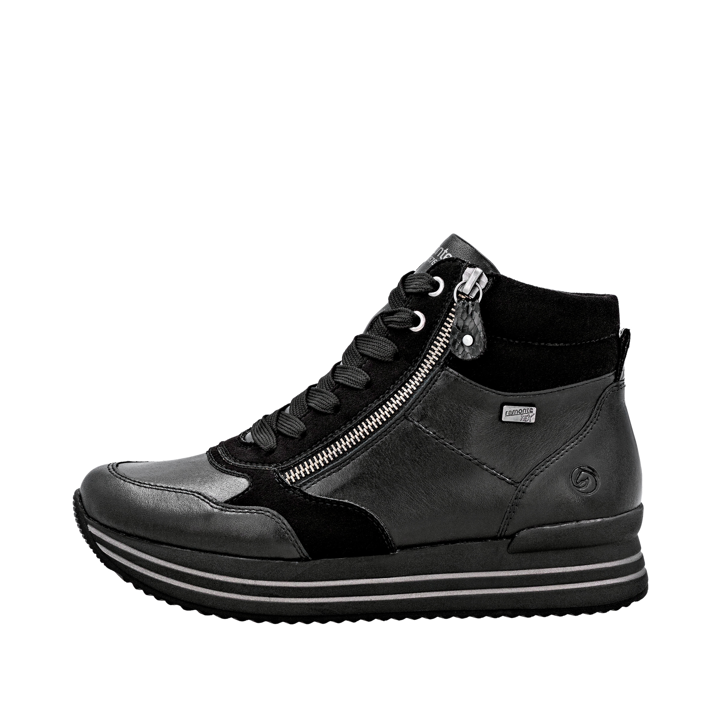 Remonte Sneakerboots  Schnürboots, Plateauboots, Stiefelette, wasserabweisende TEX-Membran