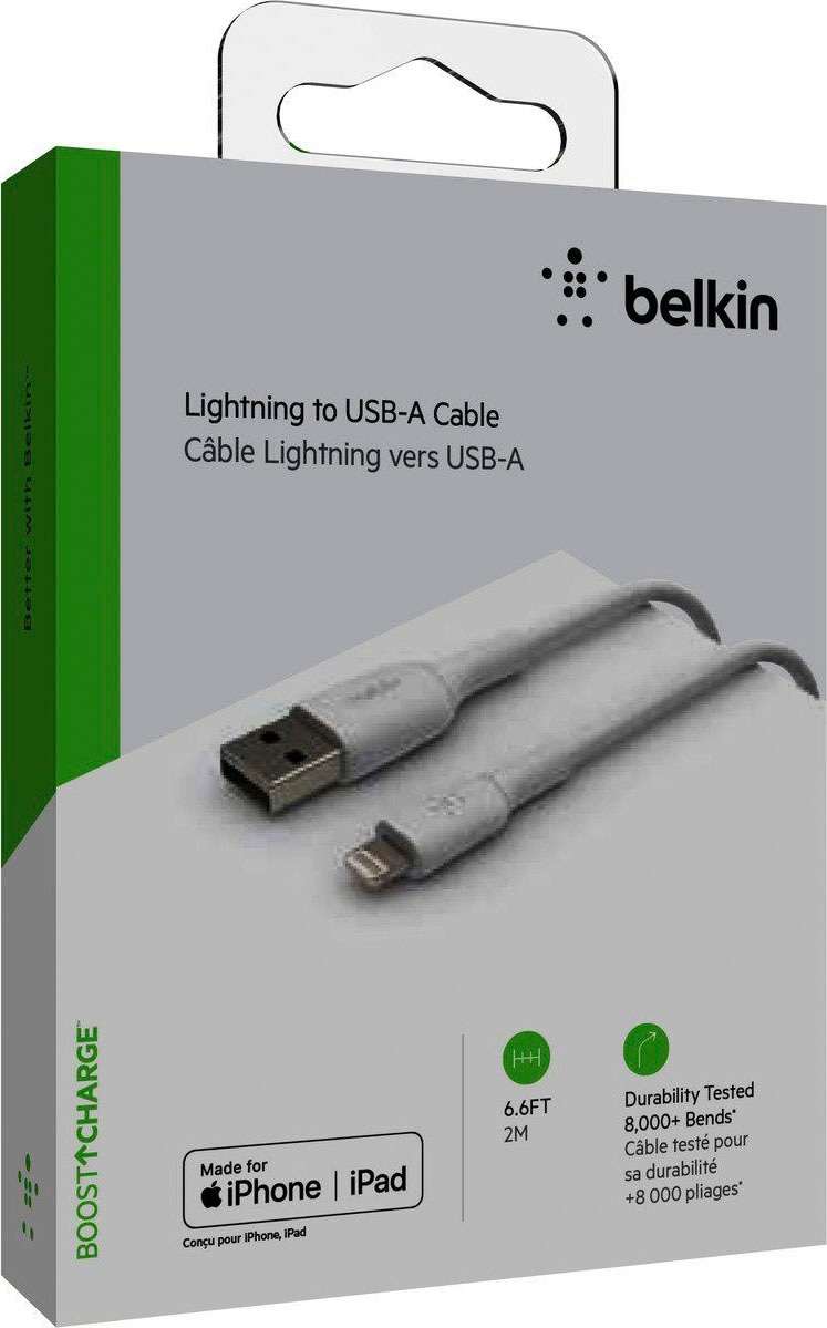 Belkin Lightningkabel »Lightning auf USB-A Kabel PVC (Länge: 2 m)« USB Typ A Lightning 200 cm
