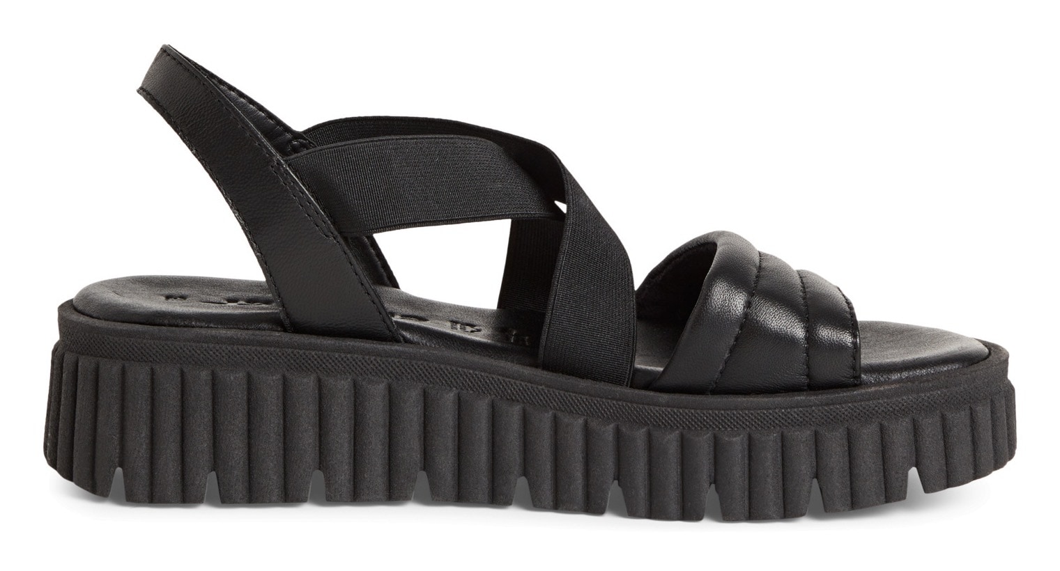 Tamaris Keilsandalette  , Plateau, Riemchensandale, Sommerschuh mit Kreuzbandage