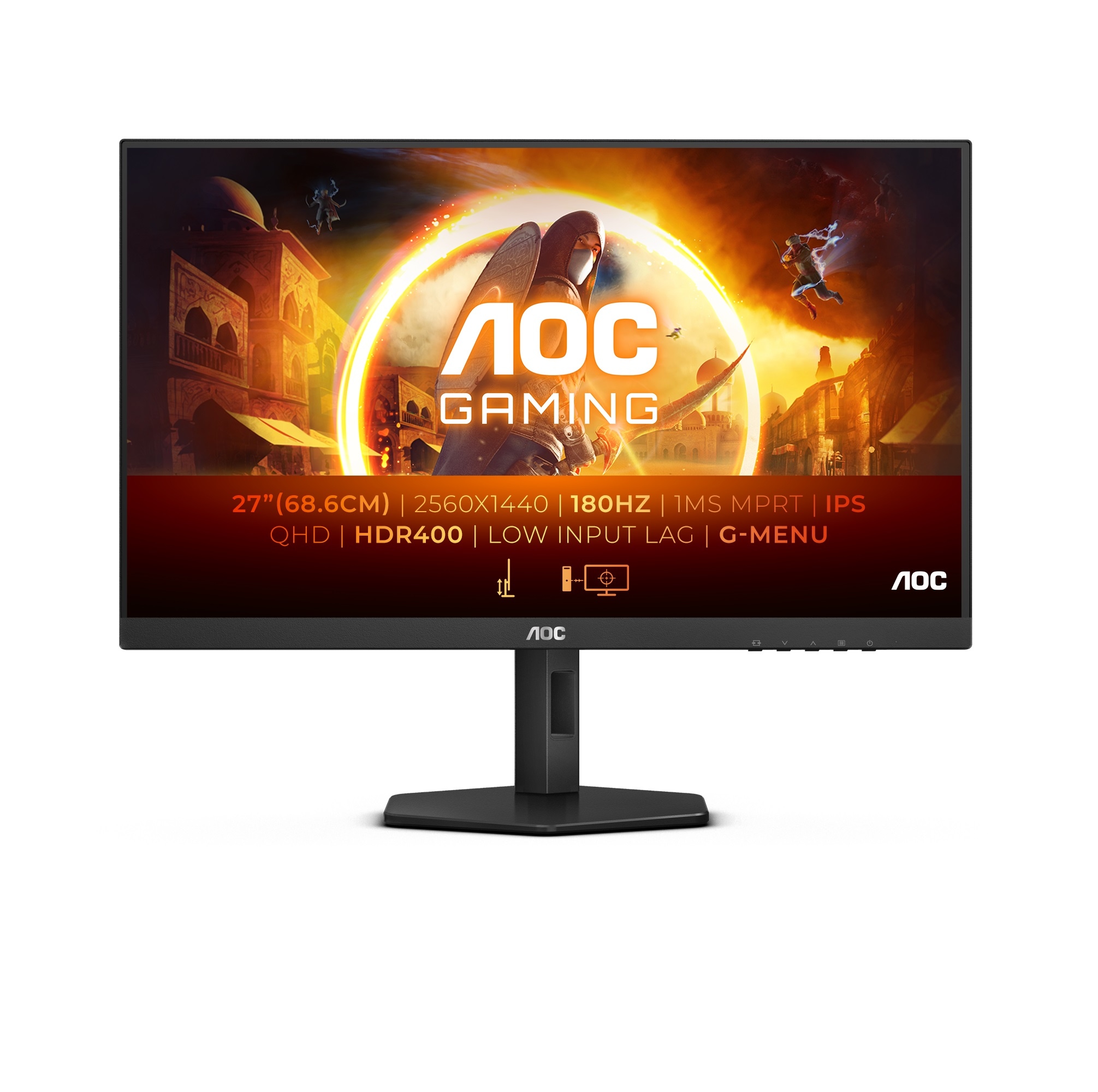 AOC Gaming-LED-Monitor »Q27G4X«, 68,5 cm/27 Zoll, 2560 x 1440 px, QHD, 180 Hz