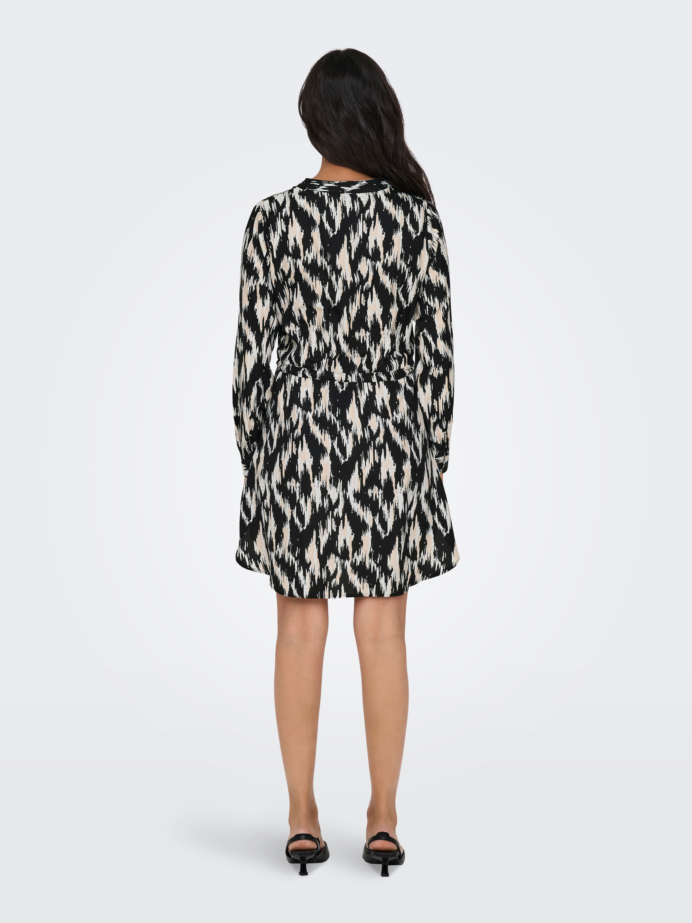 ONLY Druckkleid »ONLCORY L/S V-NECK TUNIC«