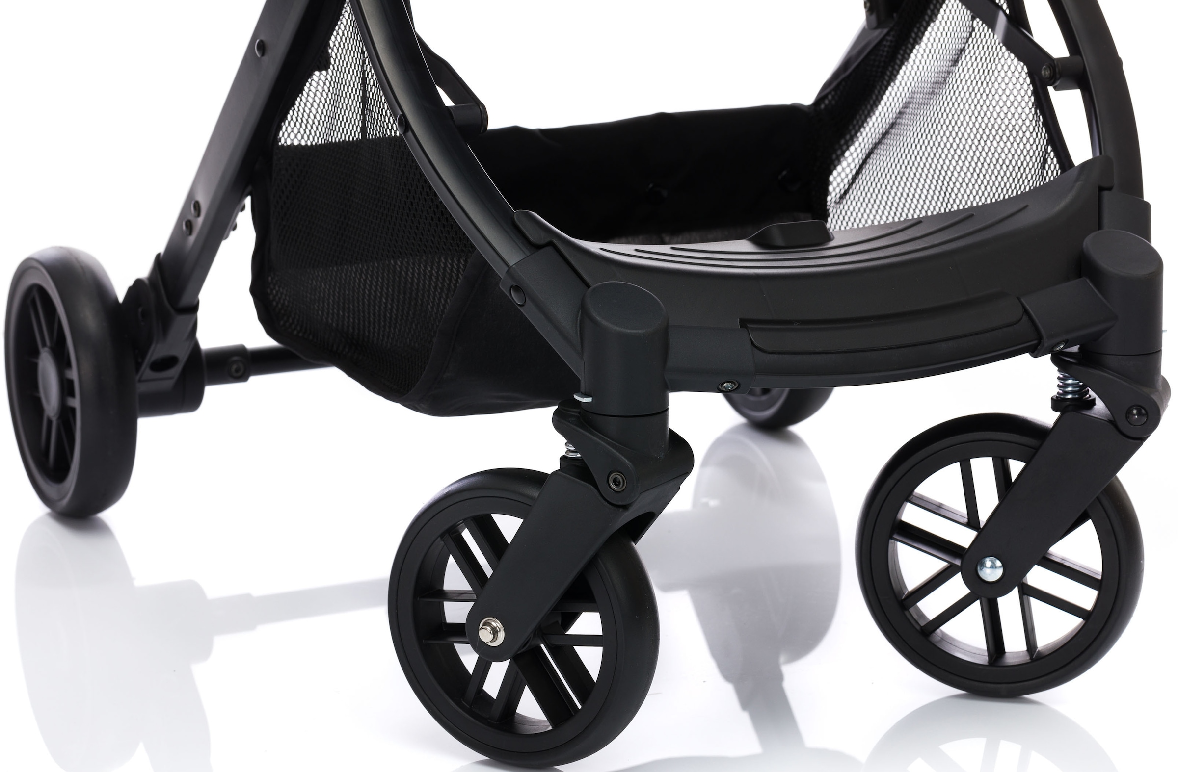 Fillikid Sport-Kinderwagen »Styler, blau melange«, mit Trolleygriff