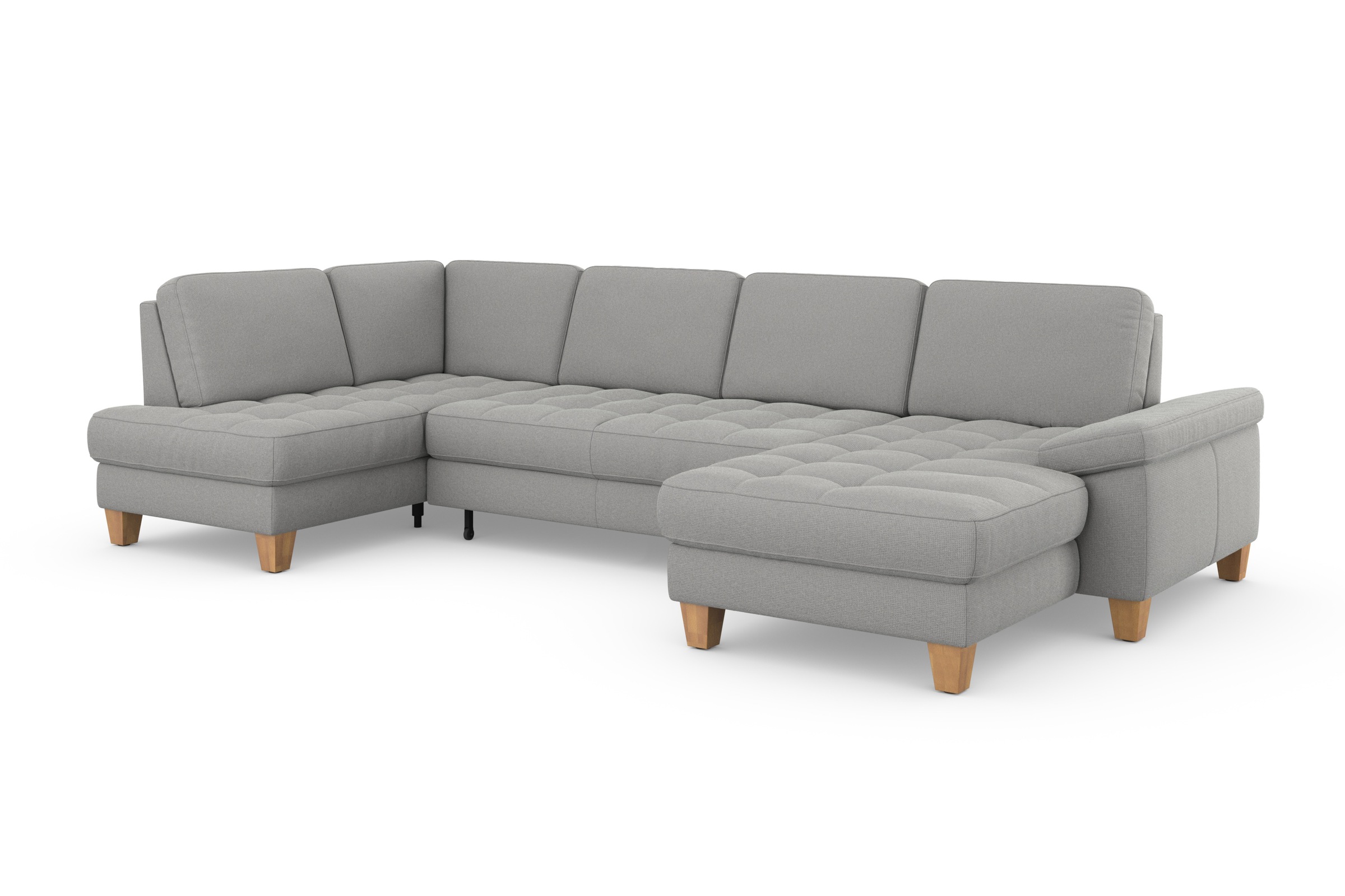 sit&more Wohnlandschaft »Westham U-Form«, wahlweise mit Bettfunktion, Bettkasten, Sitztiefenverstellung