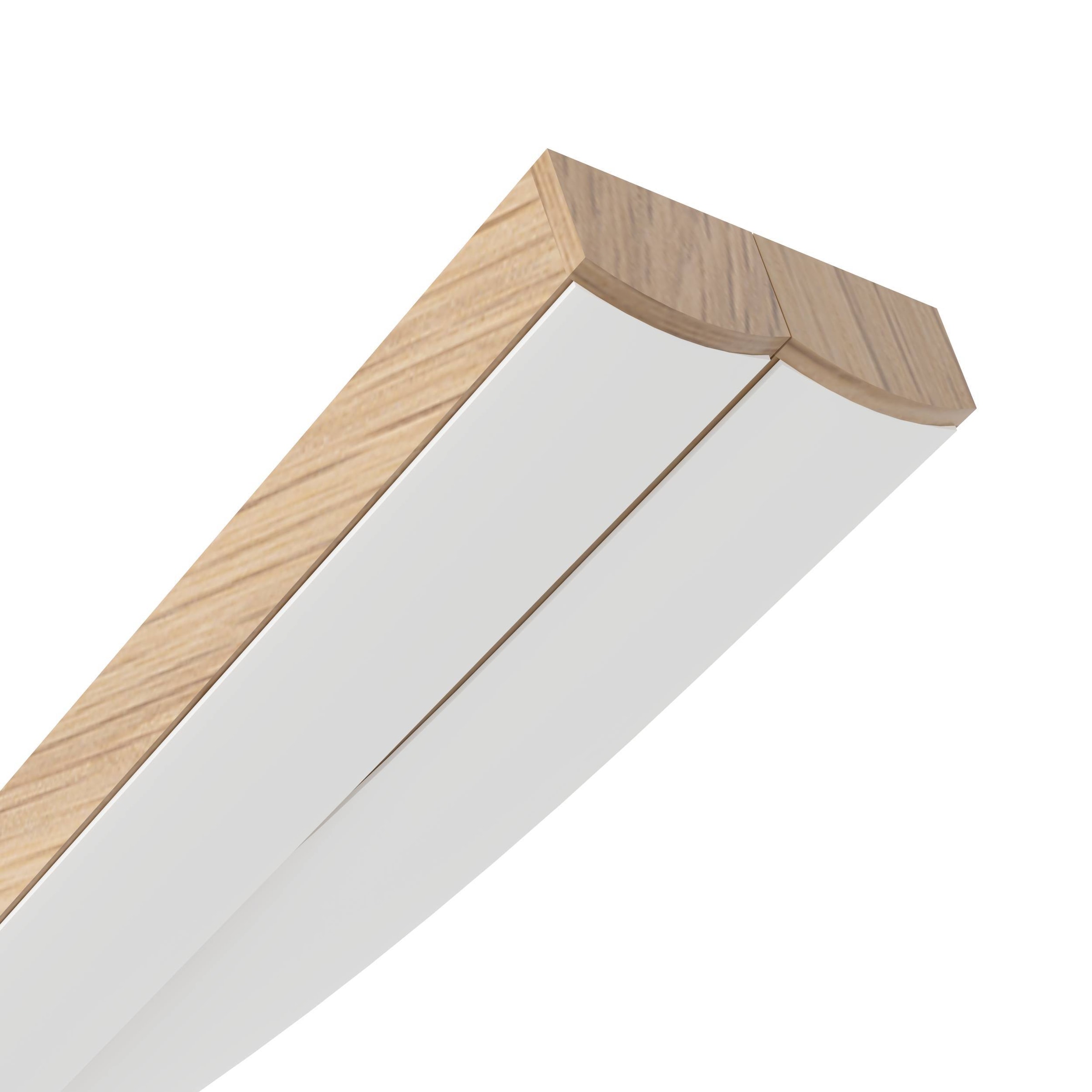 EGLO Hängeleuchte »Grisolia Hängelampe, Wohnzimmerlampe,  Metall und Kunststoff, Lampe« LED-Modul 1 Stk. Neutralweiß Hängeleuchte - L115 x B7 x H120 cm - braun - 20W inkl.