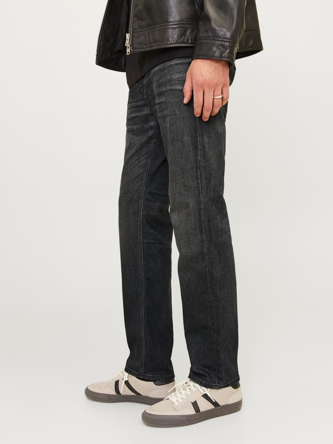 Jack & Jones Regular-fit-Jeans »JJICLARK mit Used-Look und Stretch für den Alltag«, mit Abriebeffekten