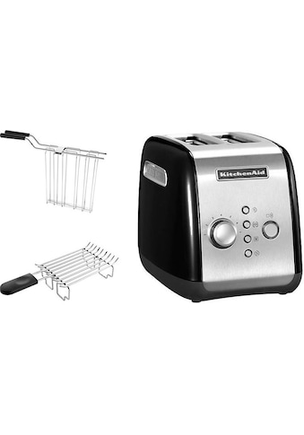KitchenAid Toaster »5KMT221EOB«, 2 kurze Schlitze, für 2 Scheiben, 1100 W, mit... kaufen