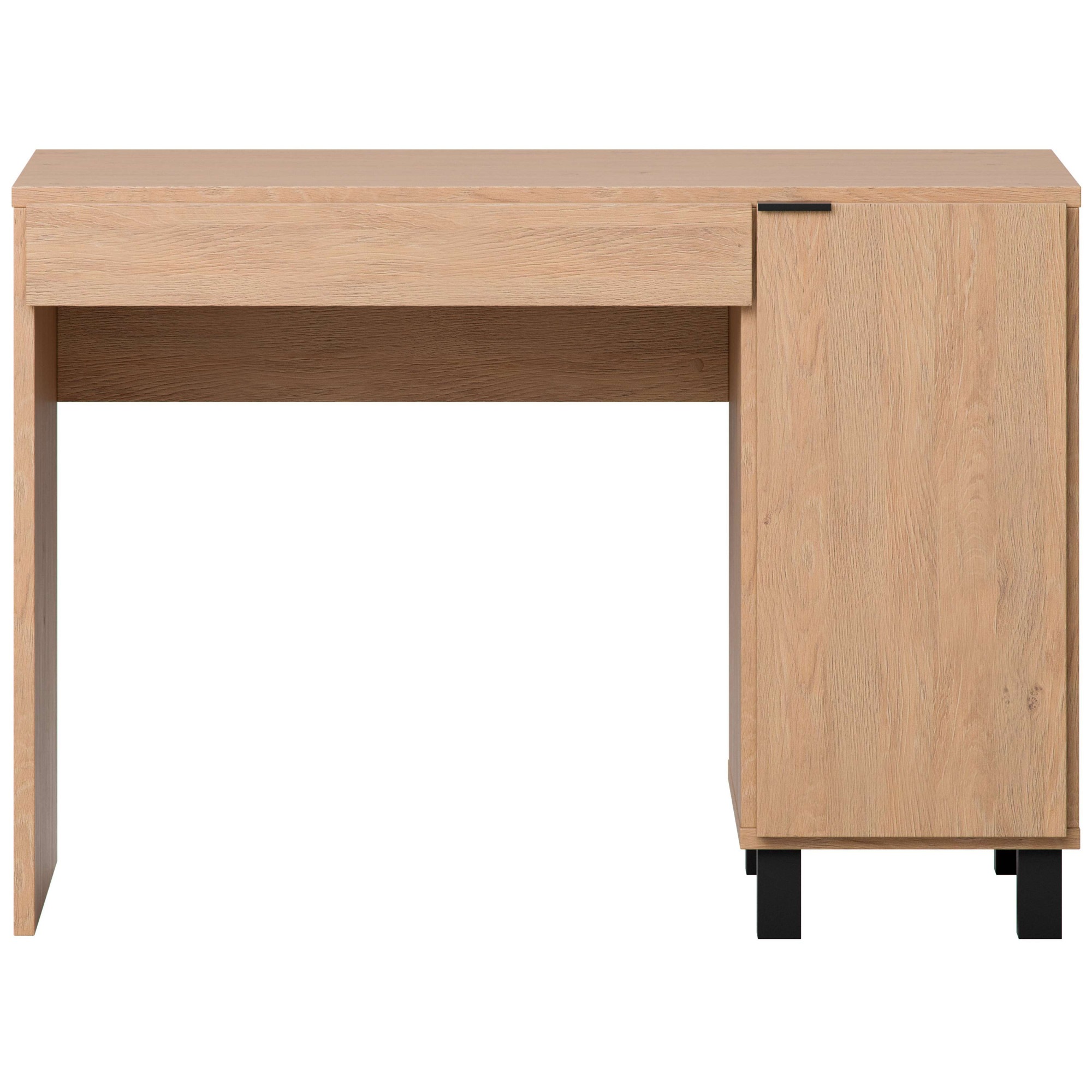 VOX Schreibtisch »SIMPLE Computertisch mit Stauraum, langlebige und stabile Qualität« B/T/H: 110/55/86,7 cm,  Bürotisch mit Schublade & Schrank in 3 Farben erhältlich, Metallgriffe