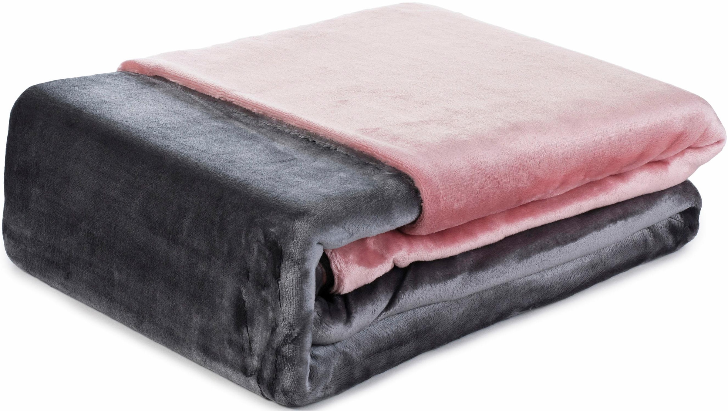Gözze Wendebettwäsche »Superflausch in Gr. 135x200 oder 155x220 cm«, Fleece kuschelig warm im Winter, Bettwäsche mit Wendeoptik