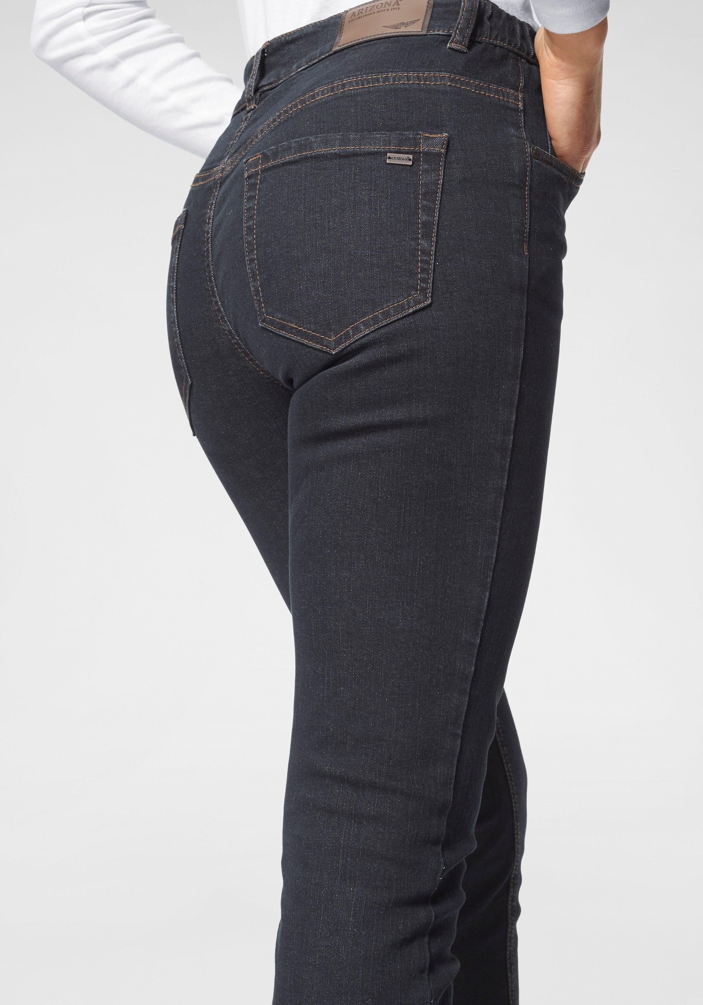 Arizona Slim-fit-Jeans »Bund mit seitlichem Gummizugeinsatz«, High Waist  bei ♕