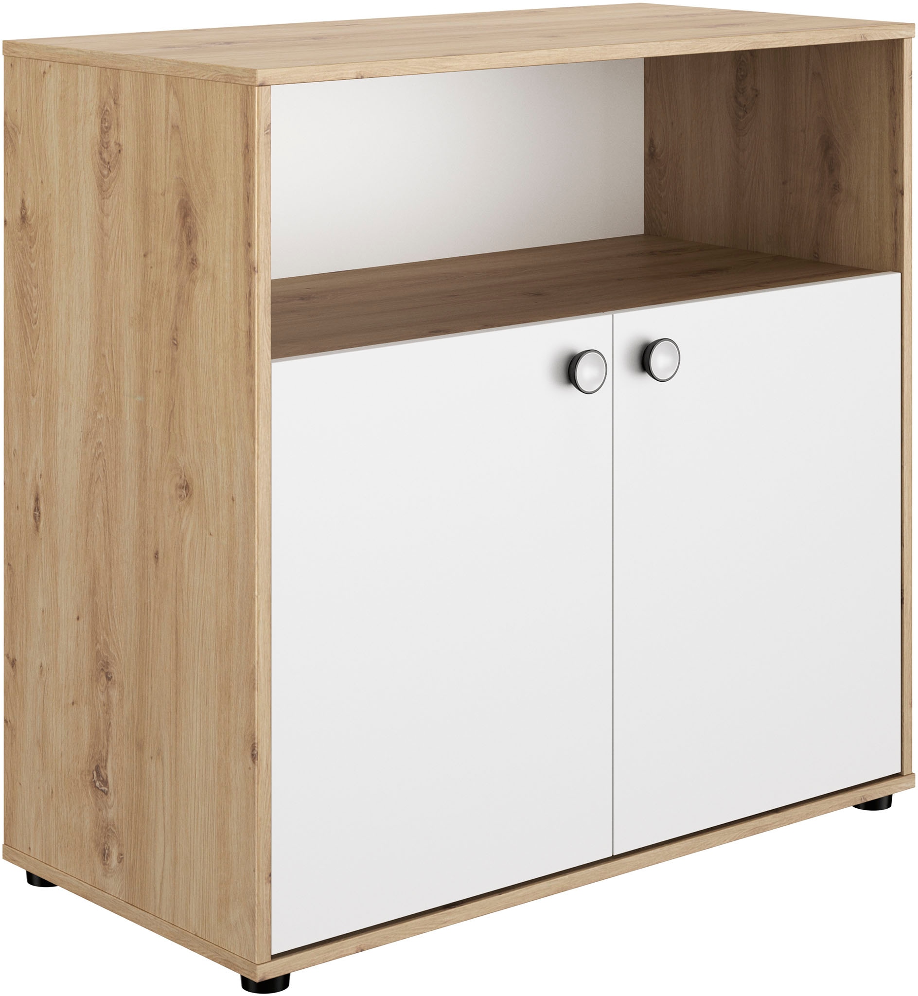 Galipette Babyzimmer-Komplettset »Arthur«, (6 tlg., mit Schrank, Bett mit Schubl, Wickelkommode, Wickelaufsatz und Regal)