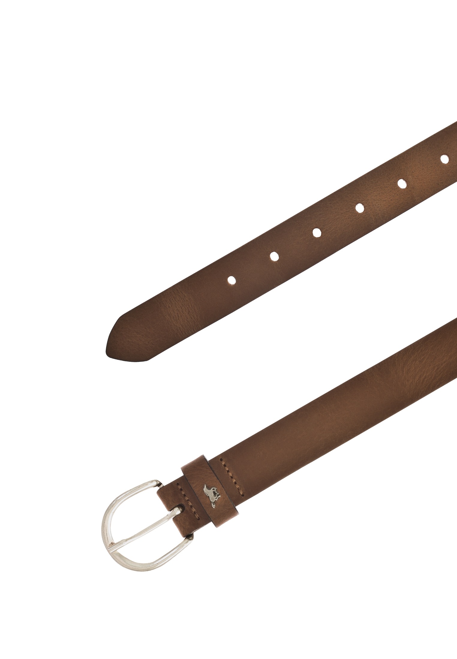 MUSTANG Ledergürtel, Pull-Up-Leder mit Vintagecharakter, in schmaler Form, 2,5 cm