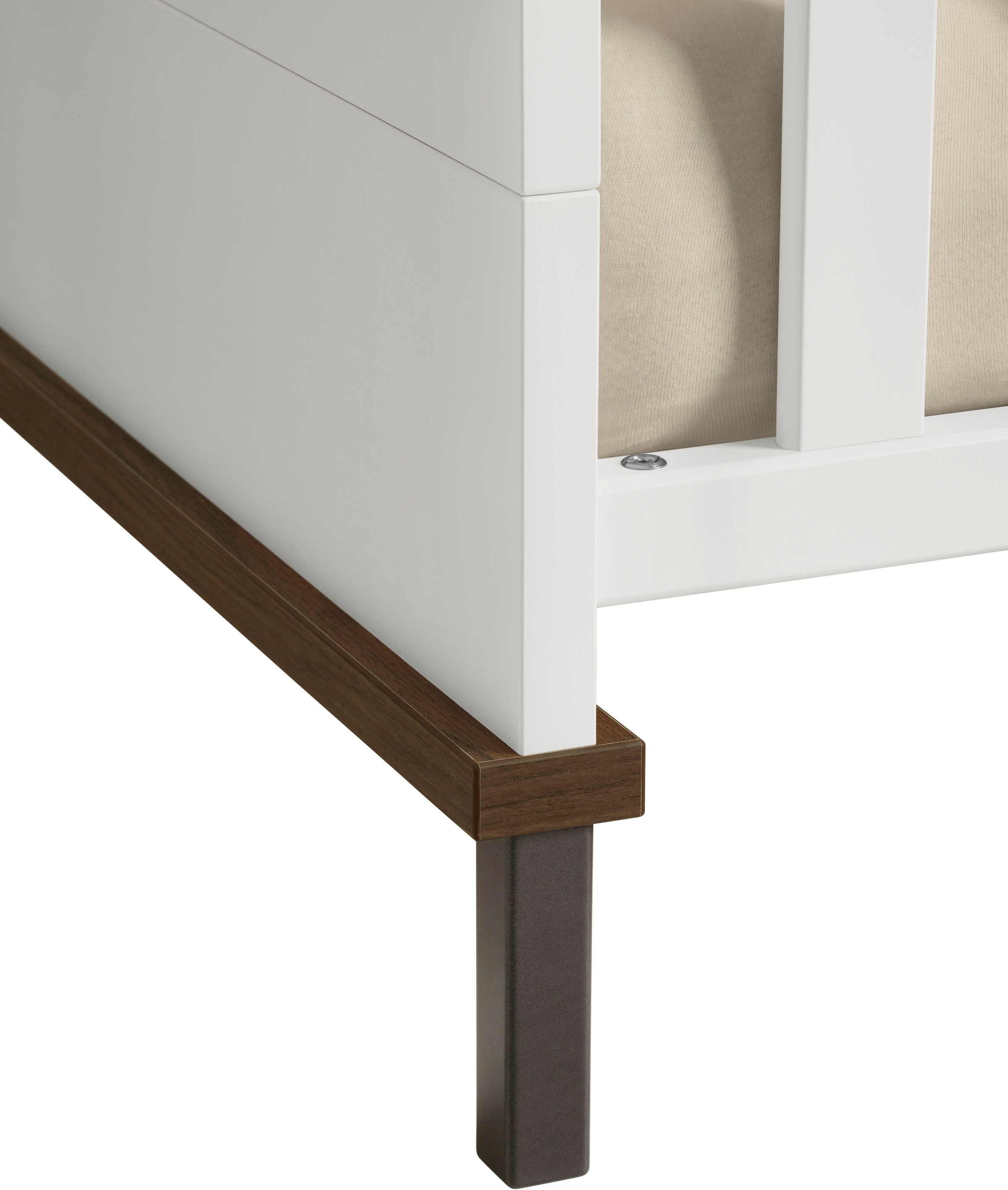 YUNY by PAIDI Babybett »LOVELY ALIV in Off-White« Gitterbett höhenverstellbar, Kinderbett