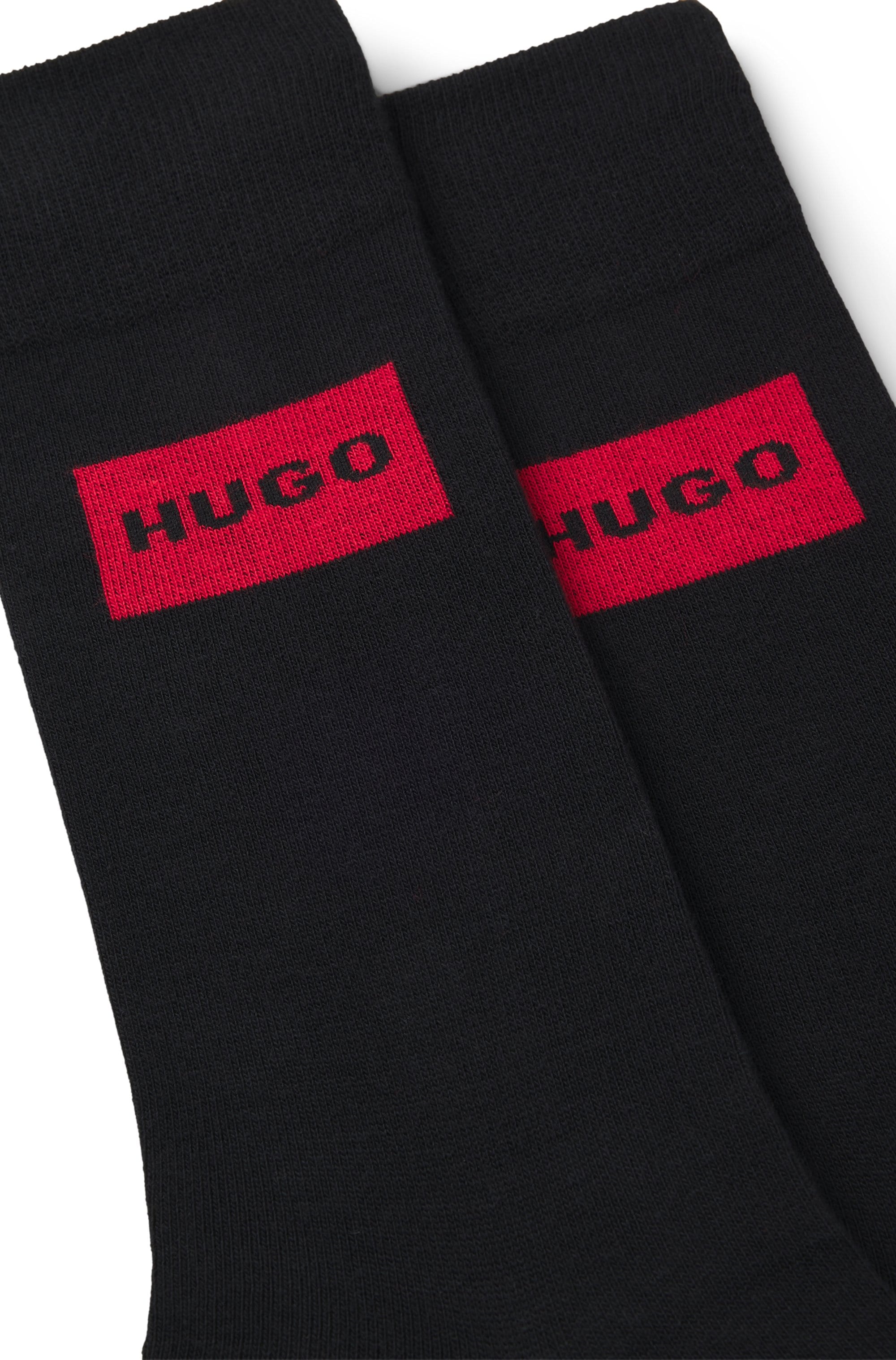 HUGO Underwear Socken »RED LABEL« 2 Paar tlg. mittelhoch, verstärkte Fersen- und Zehenbereich, Rippbündchen