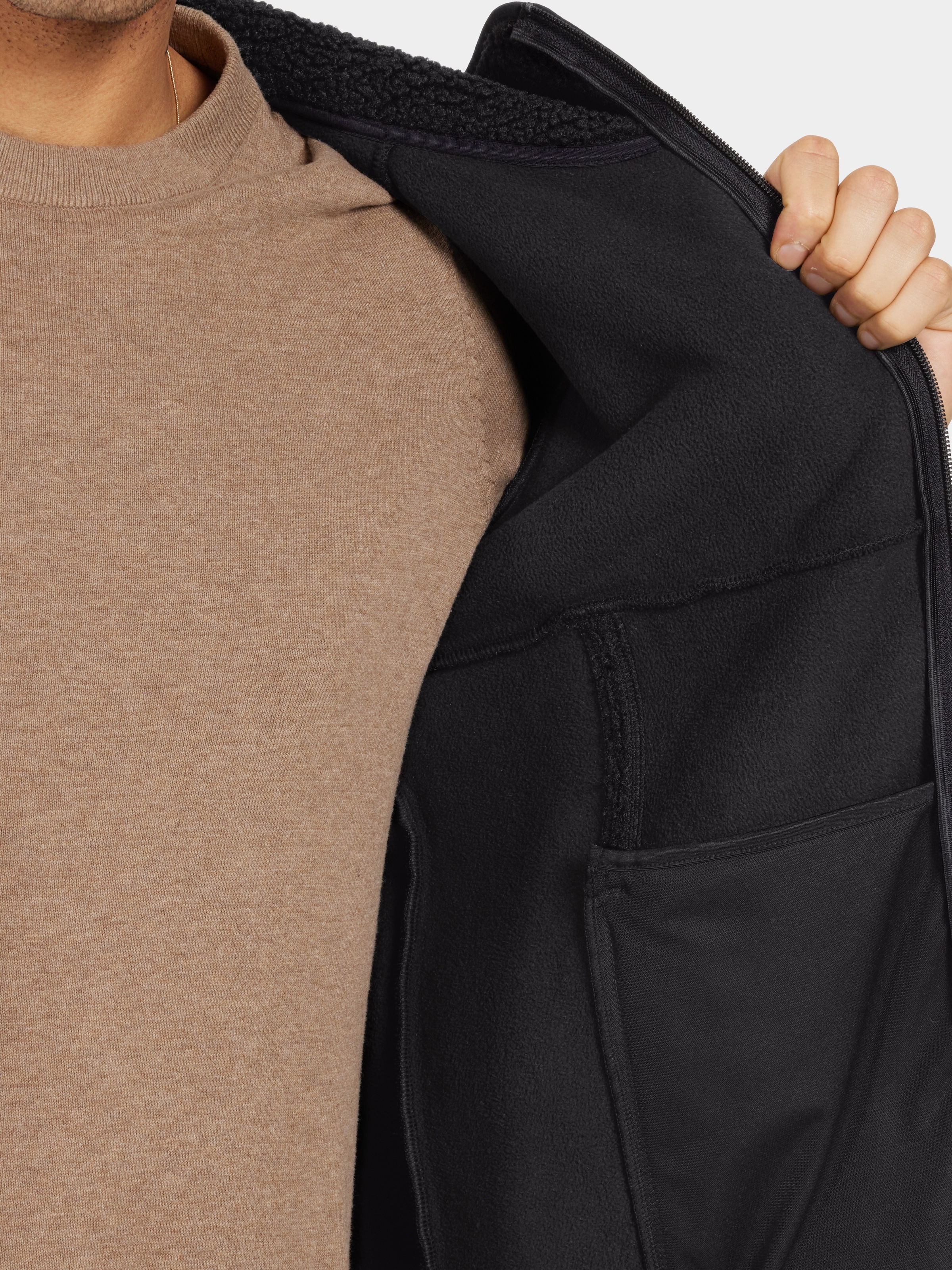 Didriksons Fleecejacke »BENNO USX FULLZIP«, mit Kapuze