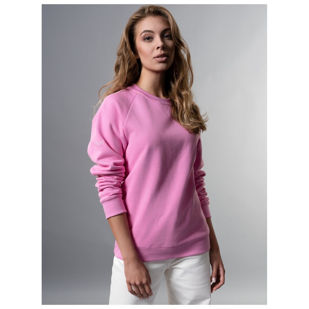 Trigema Sweatshirt »TRIGEMA Sweatshirt mit angerauter Innenseite«