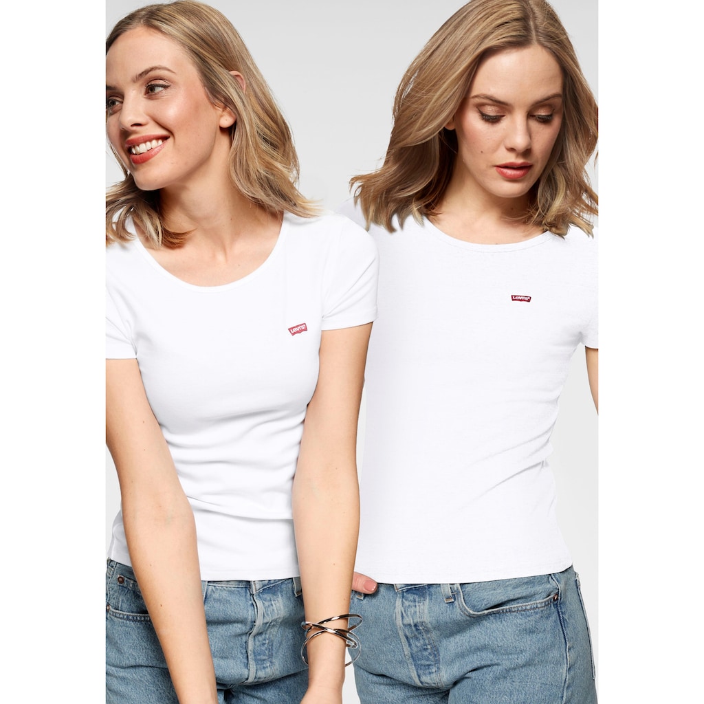 Levi's® T-Shirt »Mini-Logo«, (2 tlg., 2er-Pack)