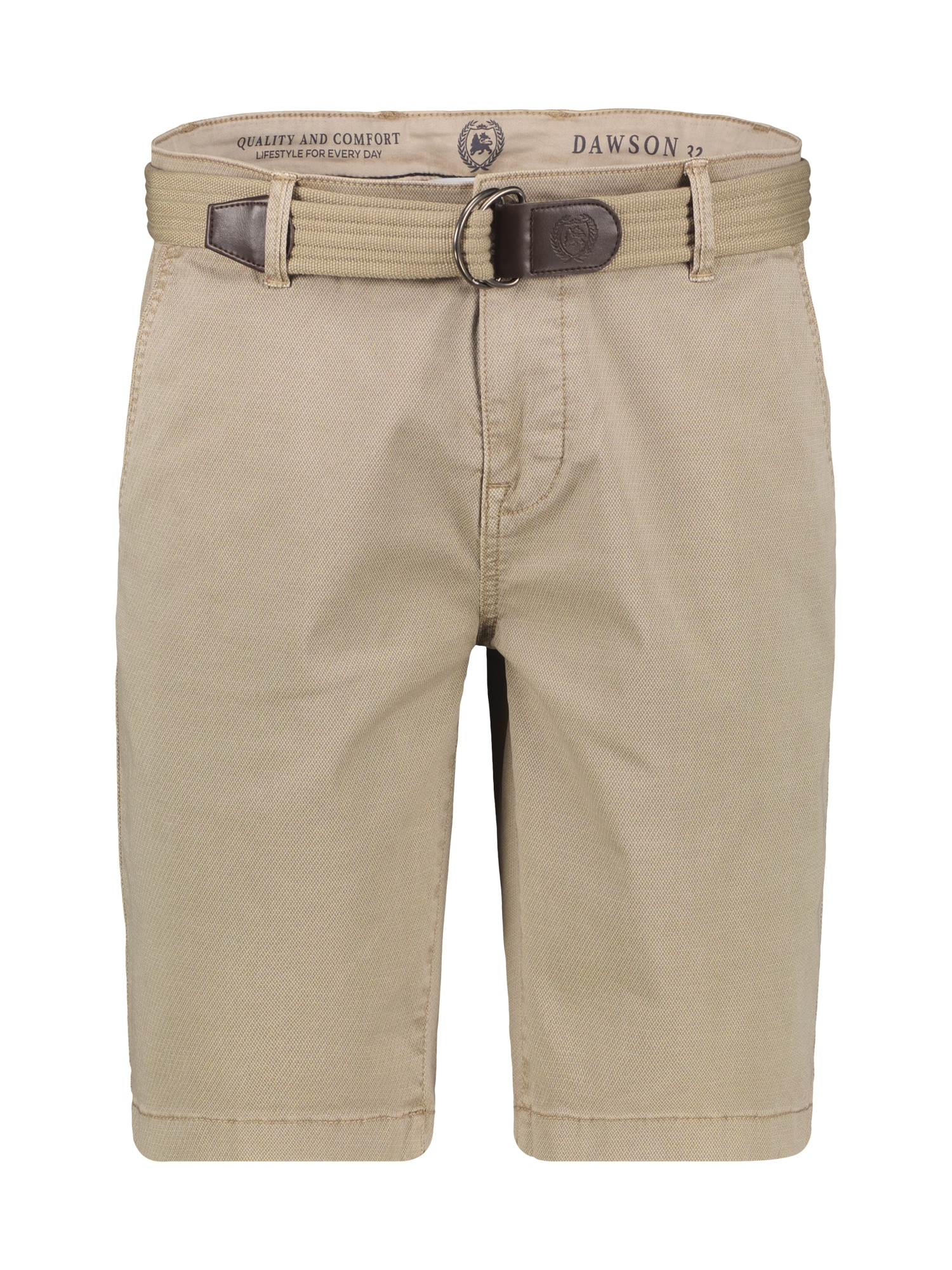 LERROS Bermudas »LERROS Chino-Bermuda mit Gürtel«, (Set)