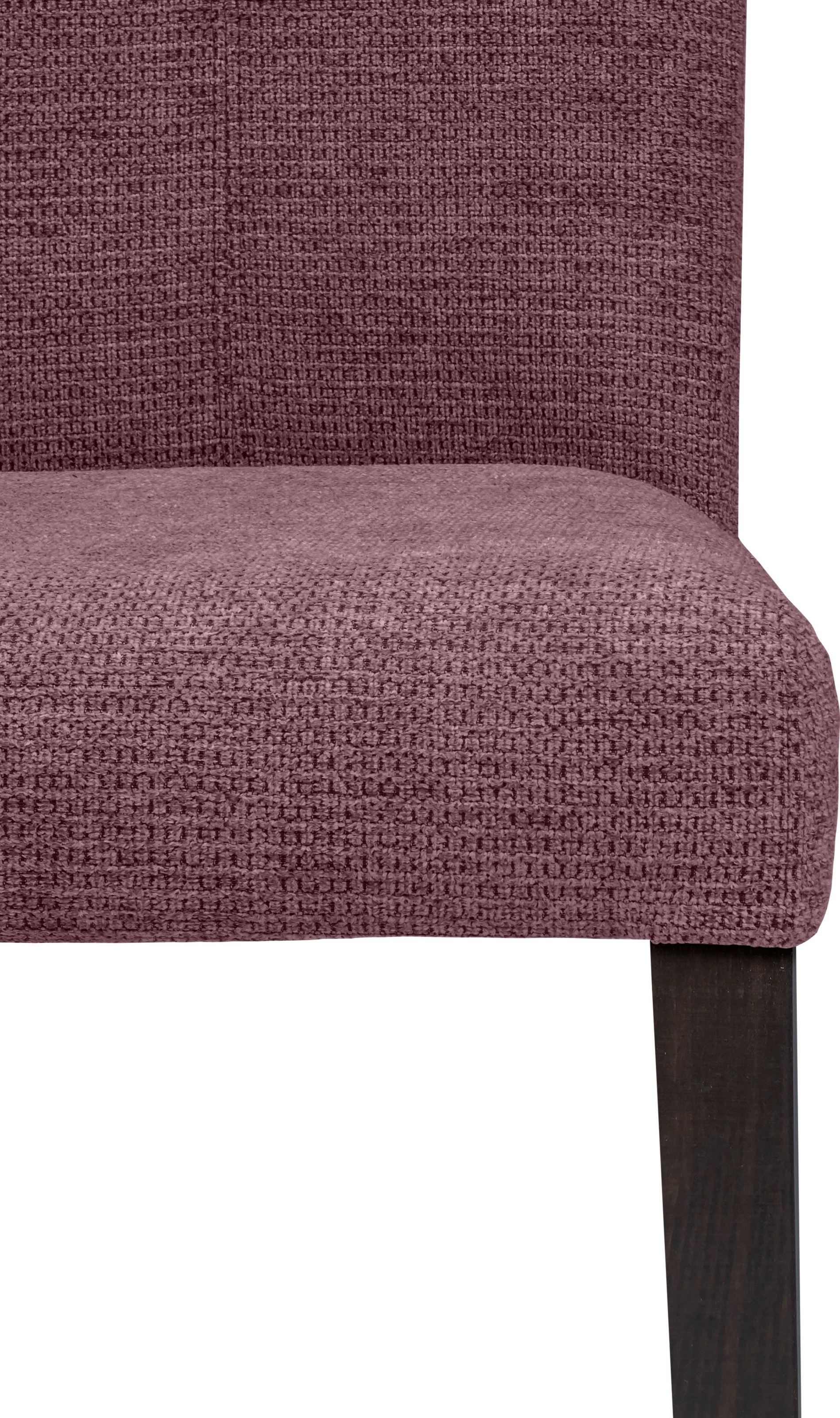 Home affaire 4-Fußstuhl »Aspen« (Set) 2 Stk.Beine aus massiver Buche, wengefarben lackiert