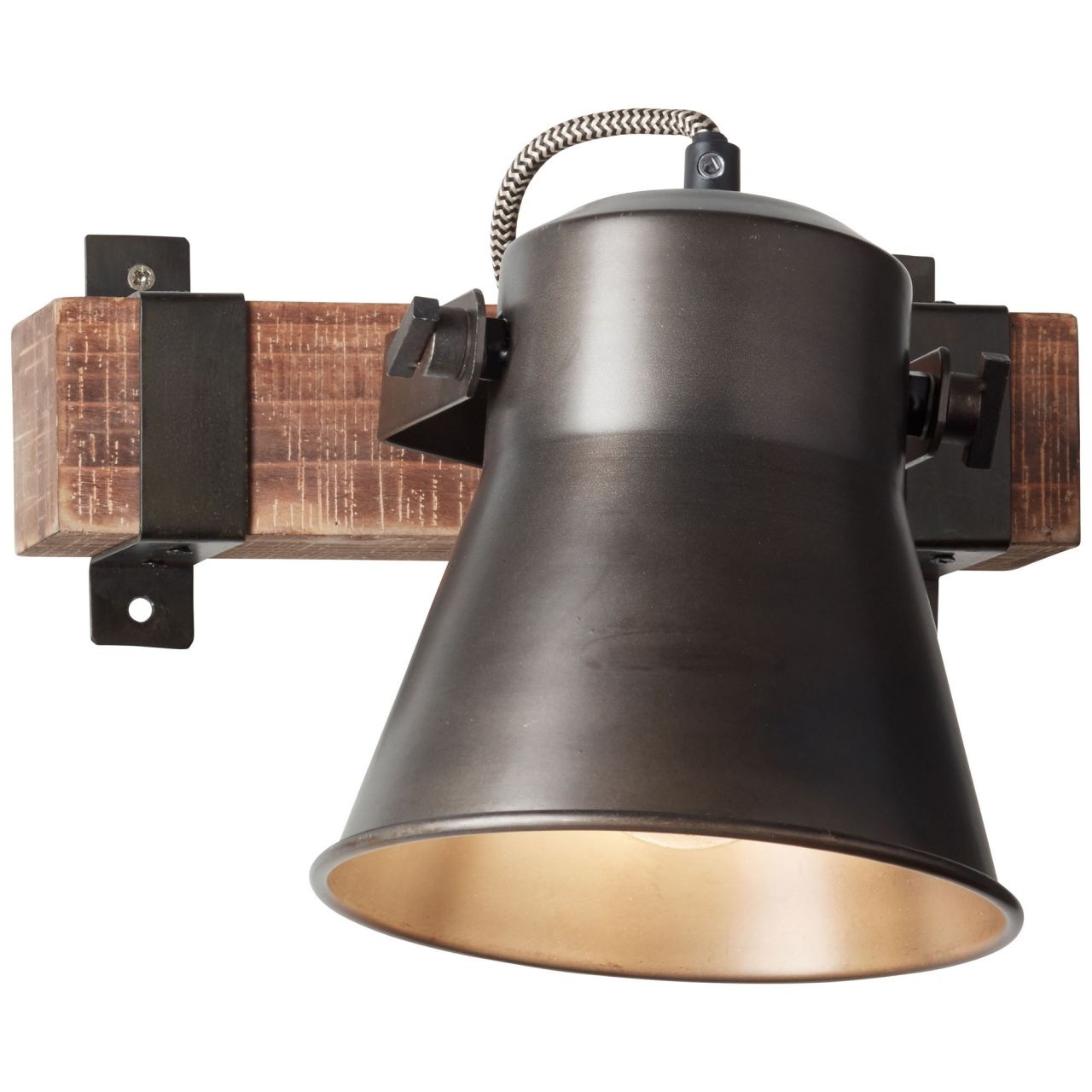 Brilliant Wandstrahler »Plow«, 1 flammig, Leuchtmittel E27 | ohne Leuchtmittel, Wandspot